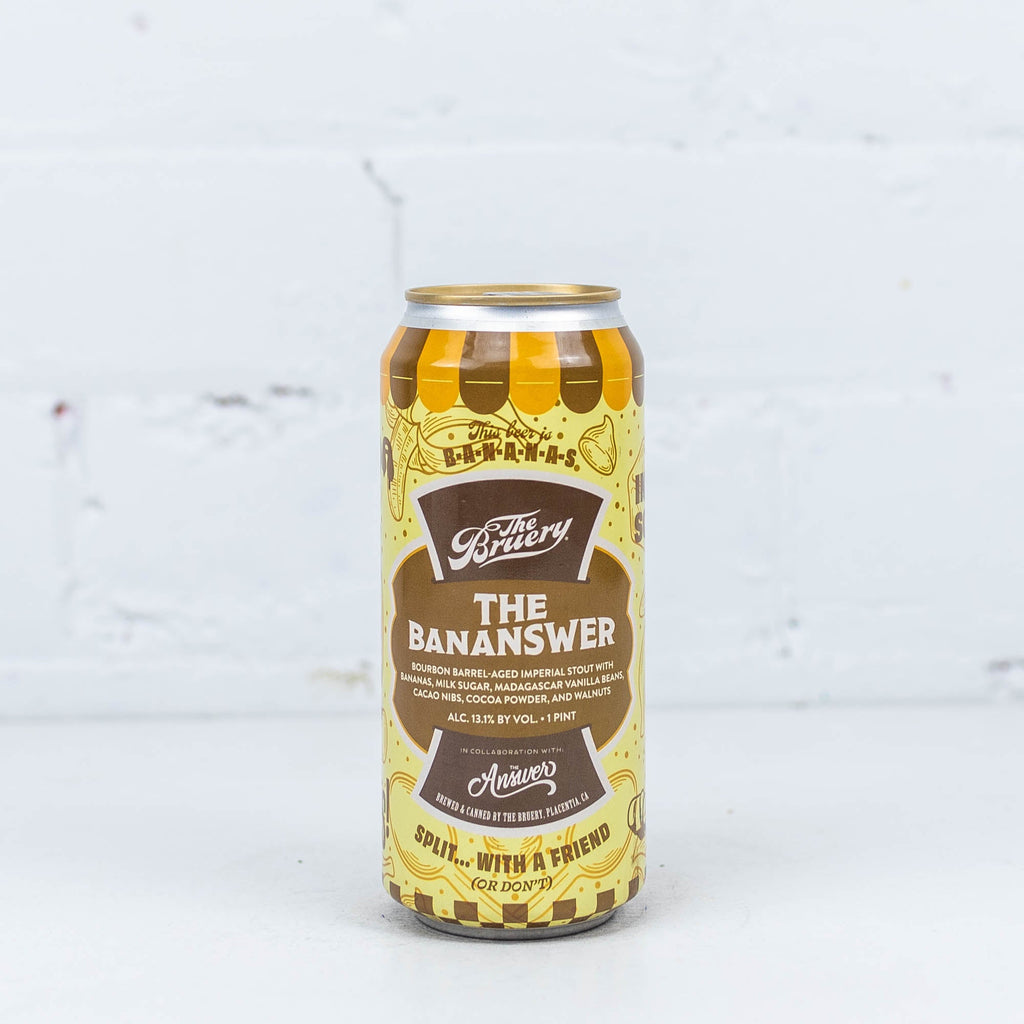 The Bruery x The Answer 'The BanAnswer' BA Imp Stout 473ml