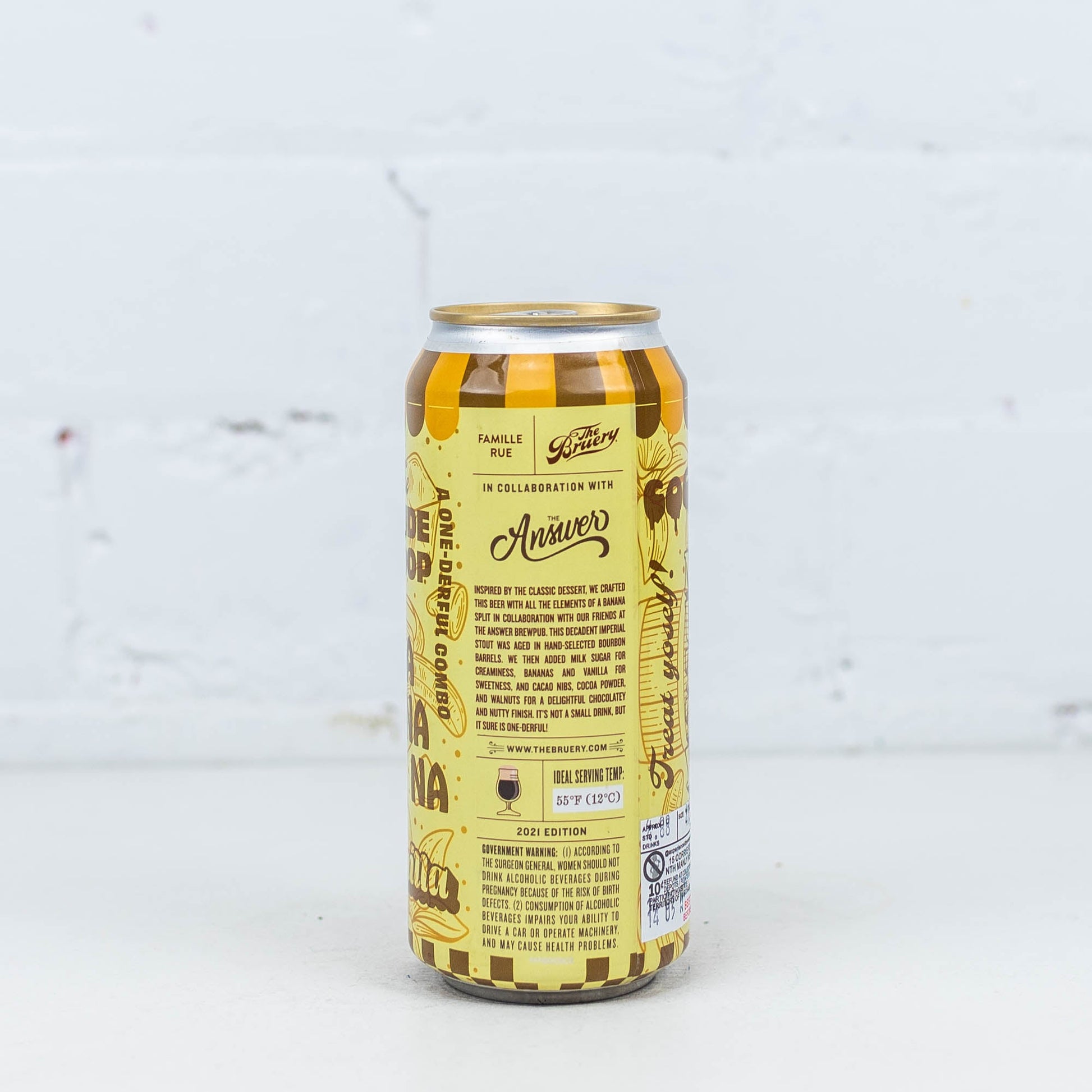 The Bruery x The Answer 'The BanAnswer' BA Imp Stout 473ml