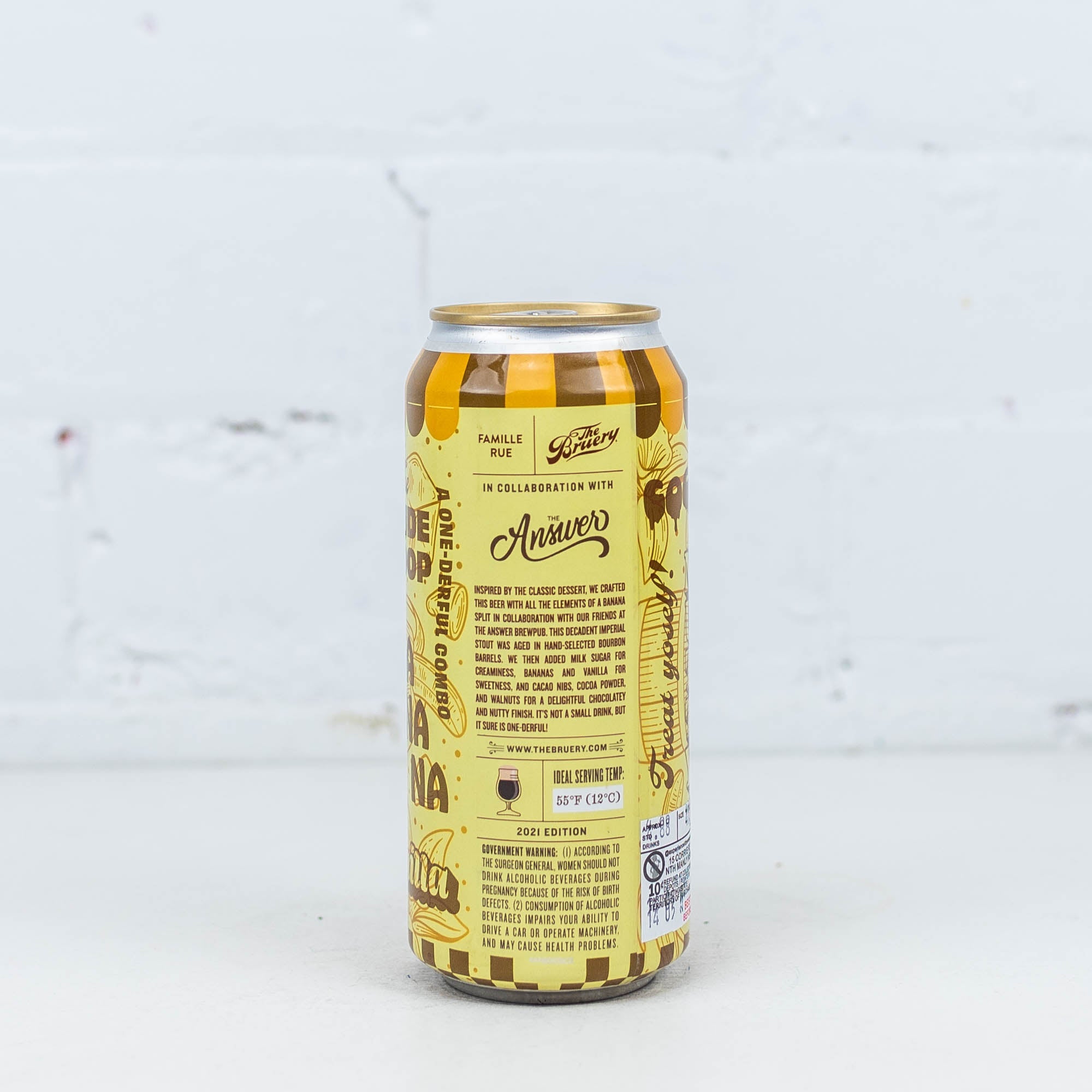 The Bruery x The Answer 'The BanAnswer' BA Imp Stout 473ml