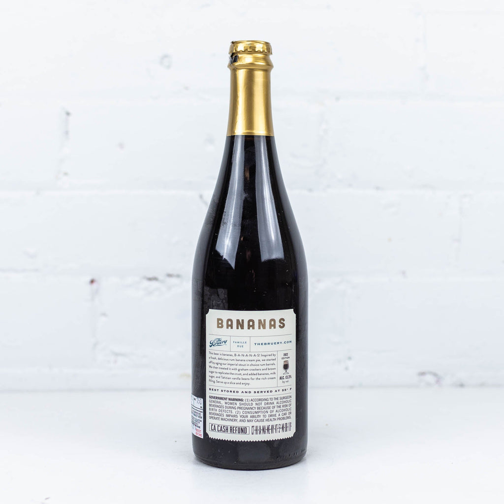 The Bruery - BANANAS Rum BA Pastry Stout 750ml