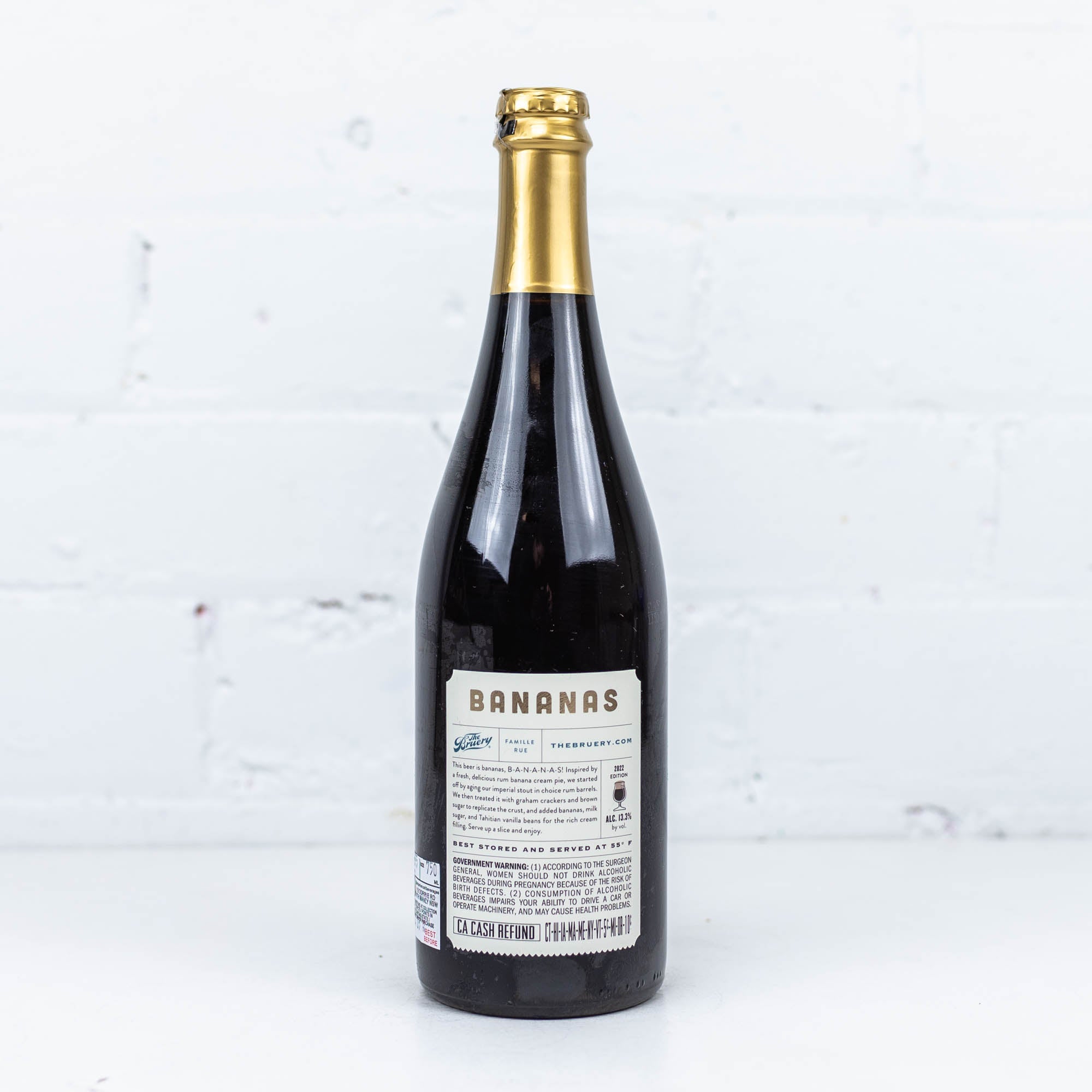 The Bruery - BANANAS Rum BA Pastry Stout 750ml