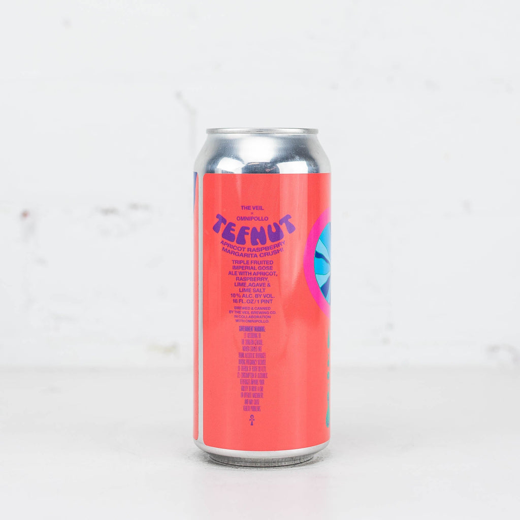 The Veil x Omnipollo 'Tefnut Apricot Raspberry Margarita Crush' Imperial Gose