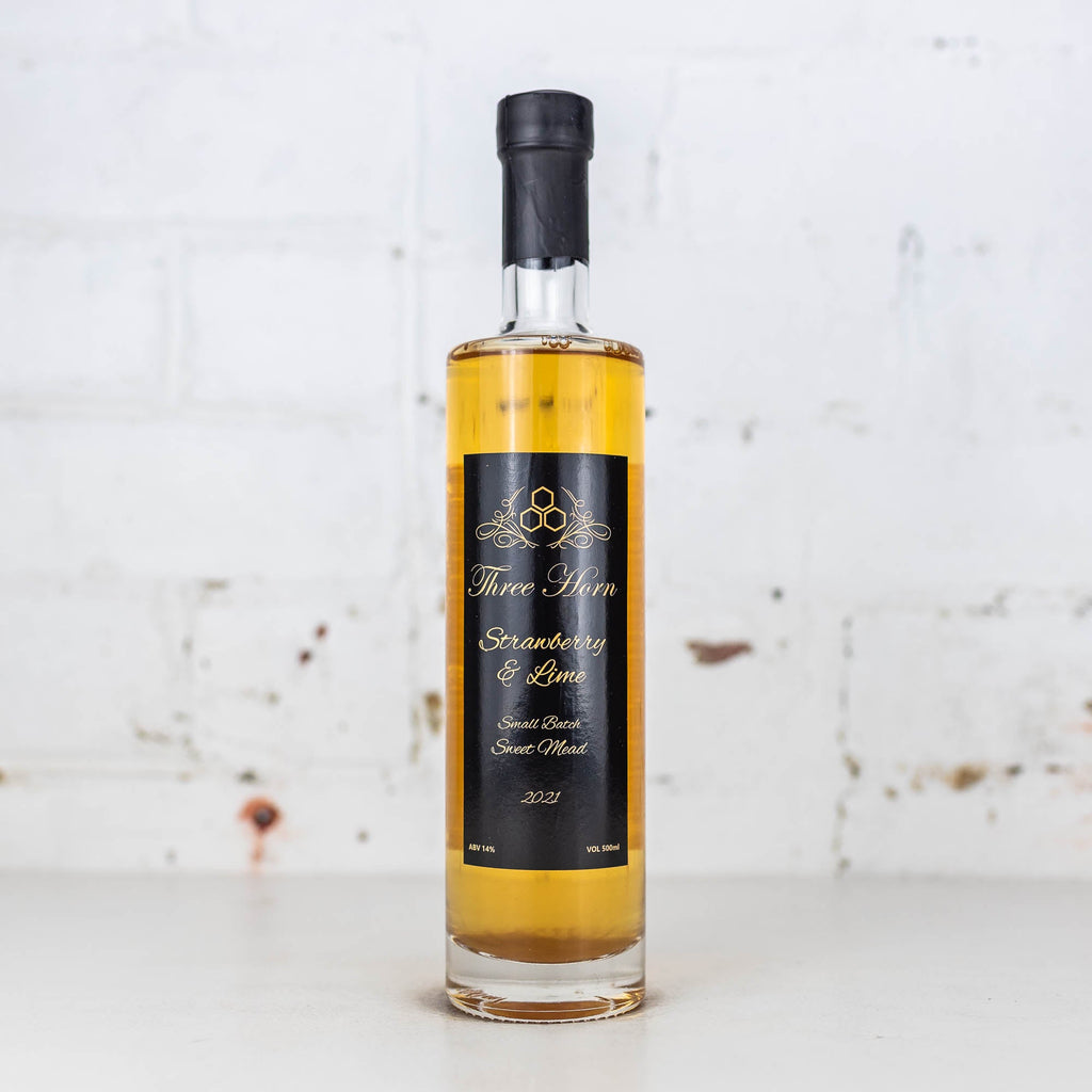 Three Horn - Strawberry & Lime Mead 500ml