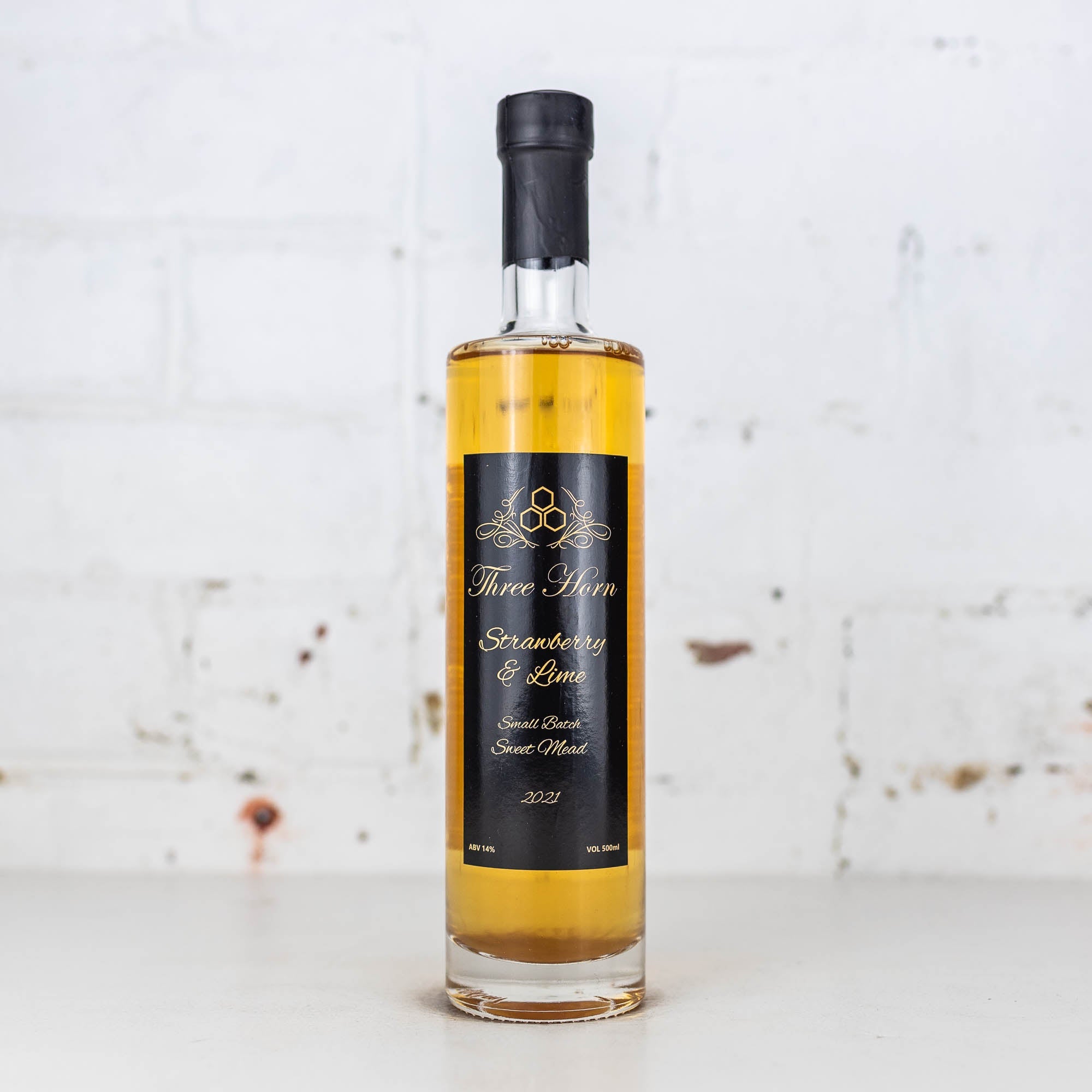 Three Horn - Strawberry & Lime Mead 500ml