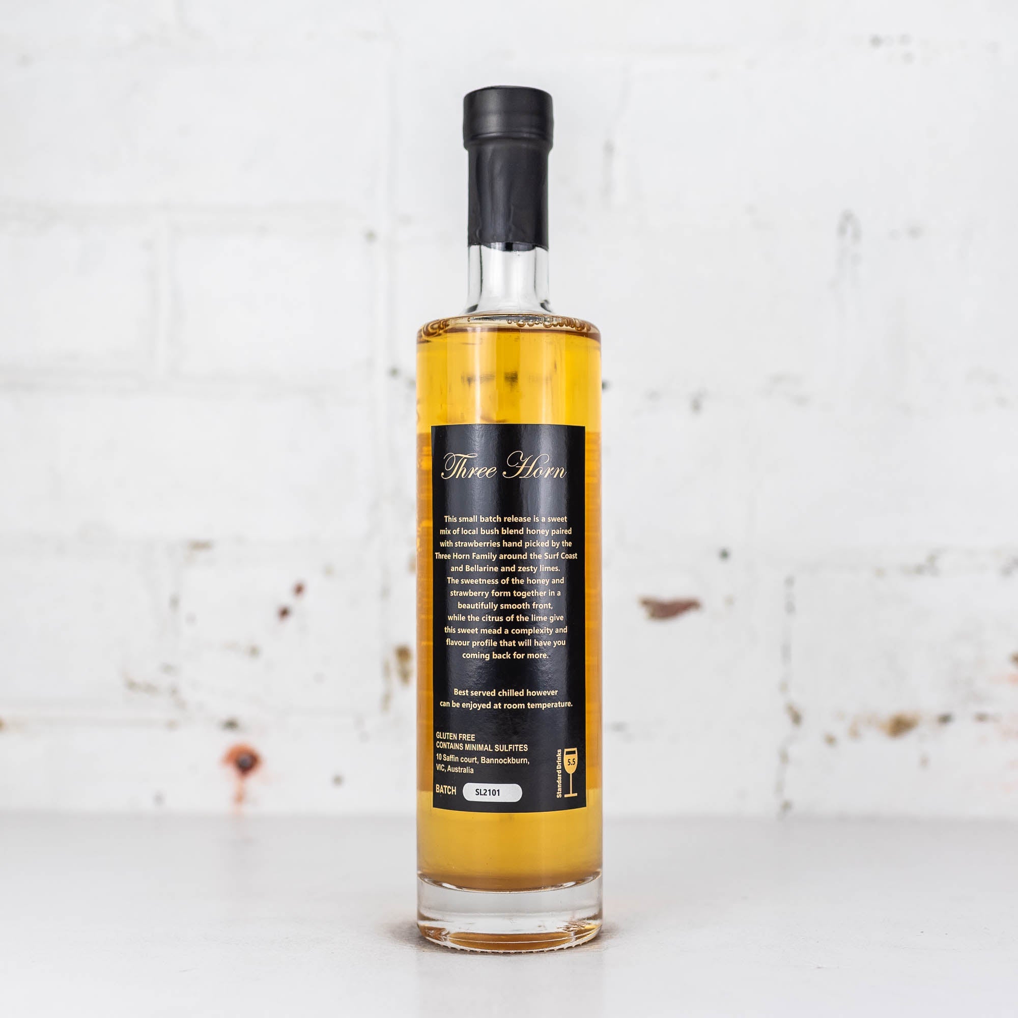 Three Horn - Strawberry & Lime Mead 500ml