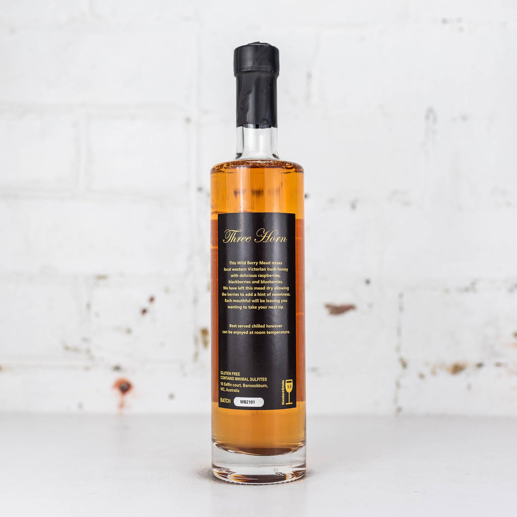 Three Horn - Wild Berry Mead 500ml