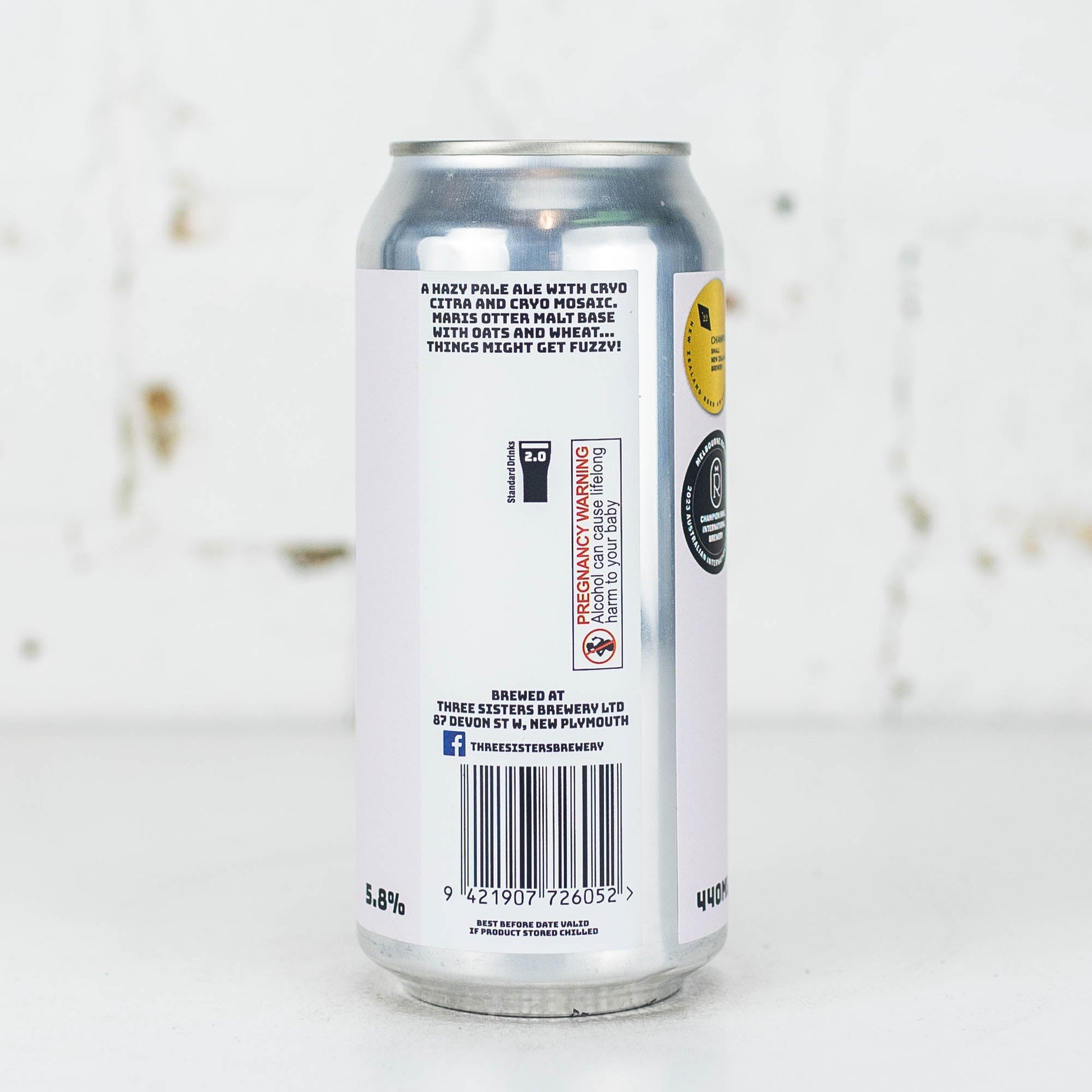 Three Sisters - Fuzzy Panda Hazy Pale Ale