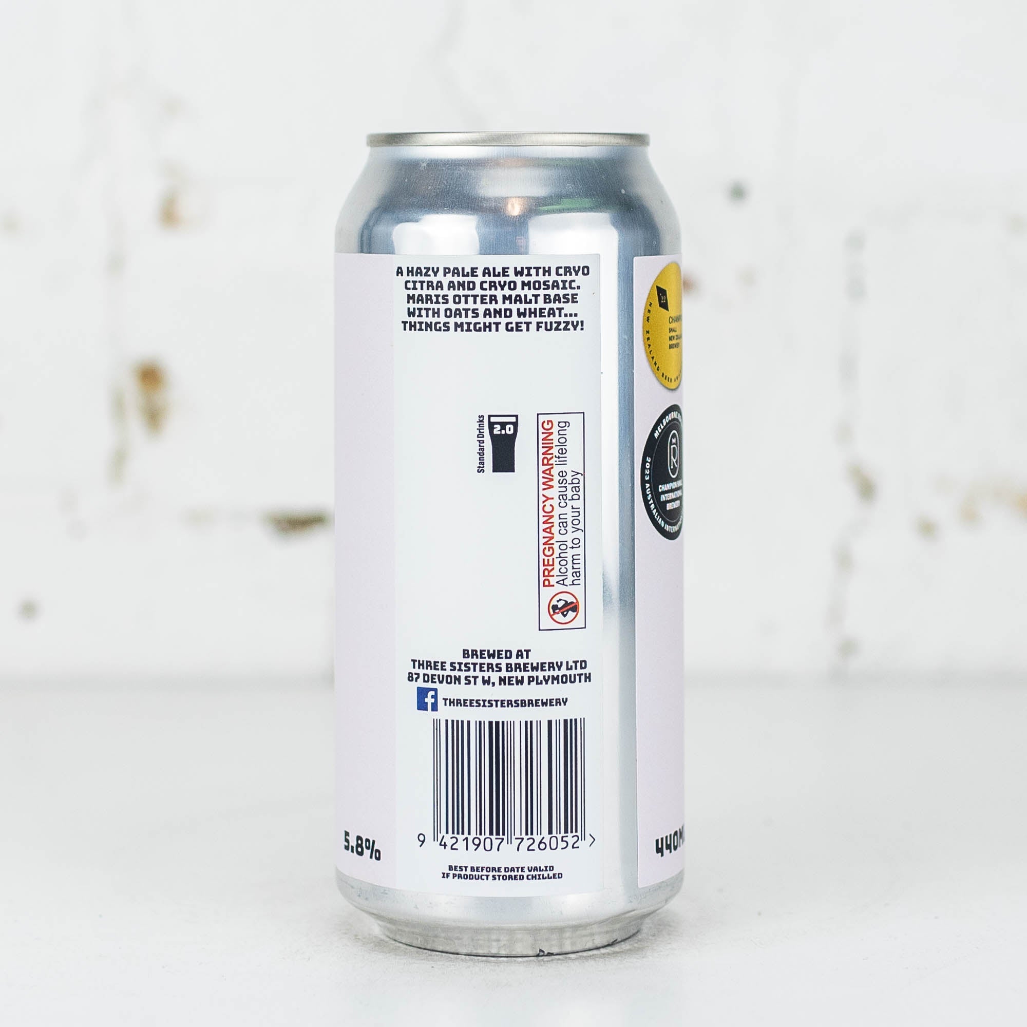 Three Sisters - Fuzzy Panda Hazy Pale Ale