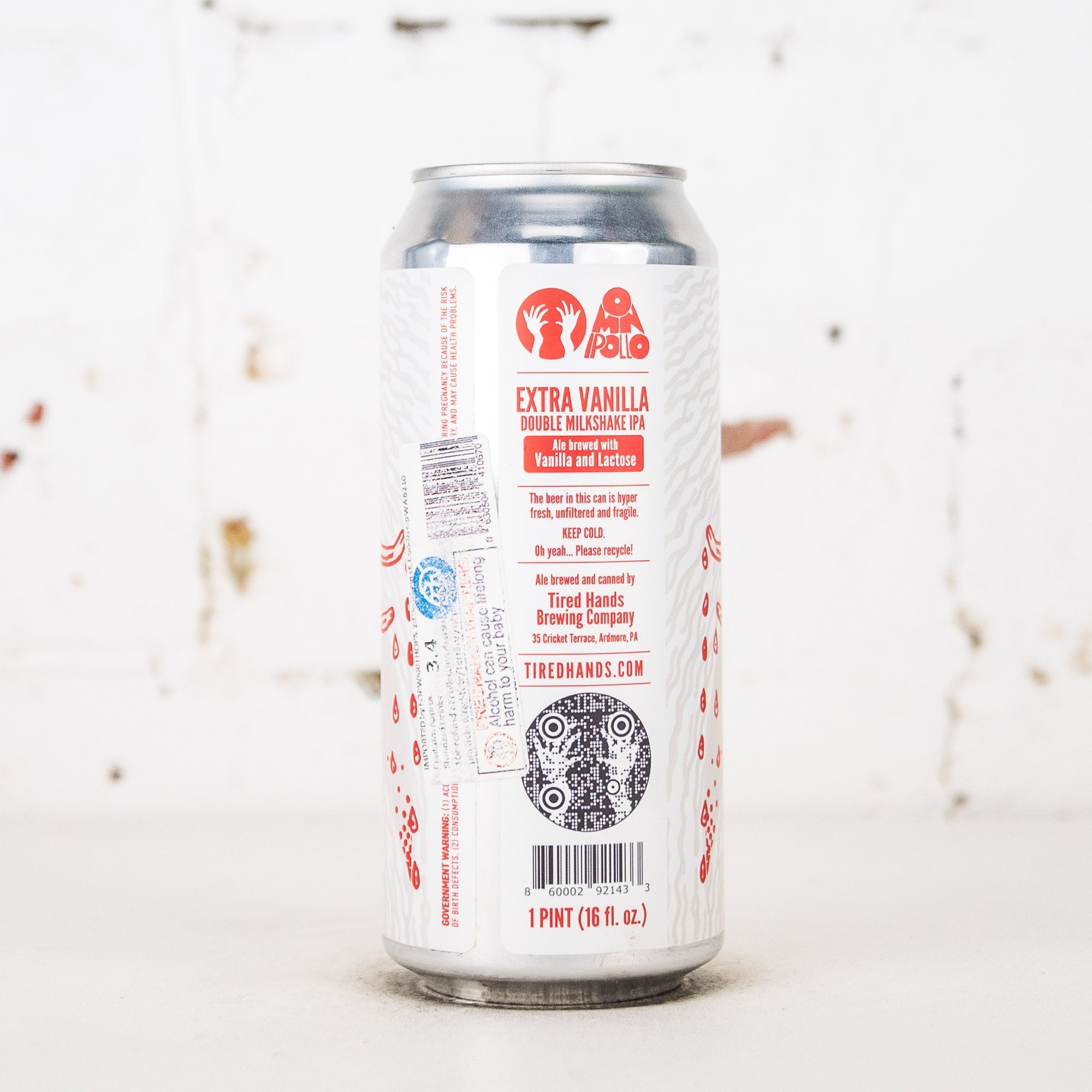 Tired Hands x Omnipollo 'Extra Vanilla Double Milkshake IPA'