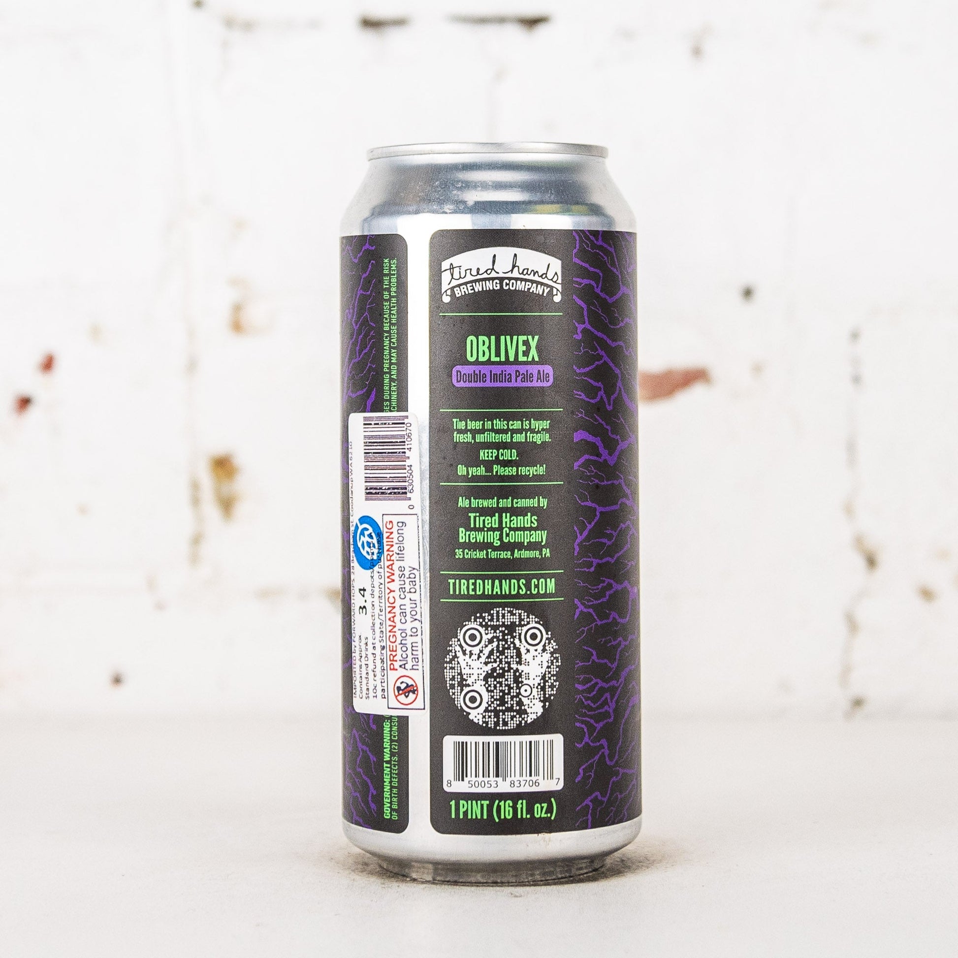 Tired Hands - Oblivex Citra & Amarillo Electrifed Mummy Double IPA