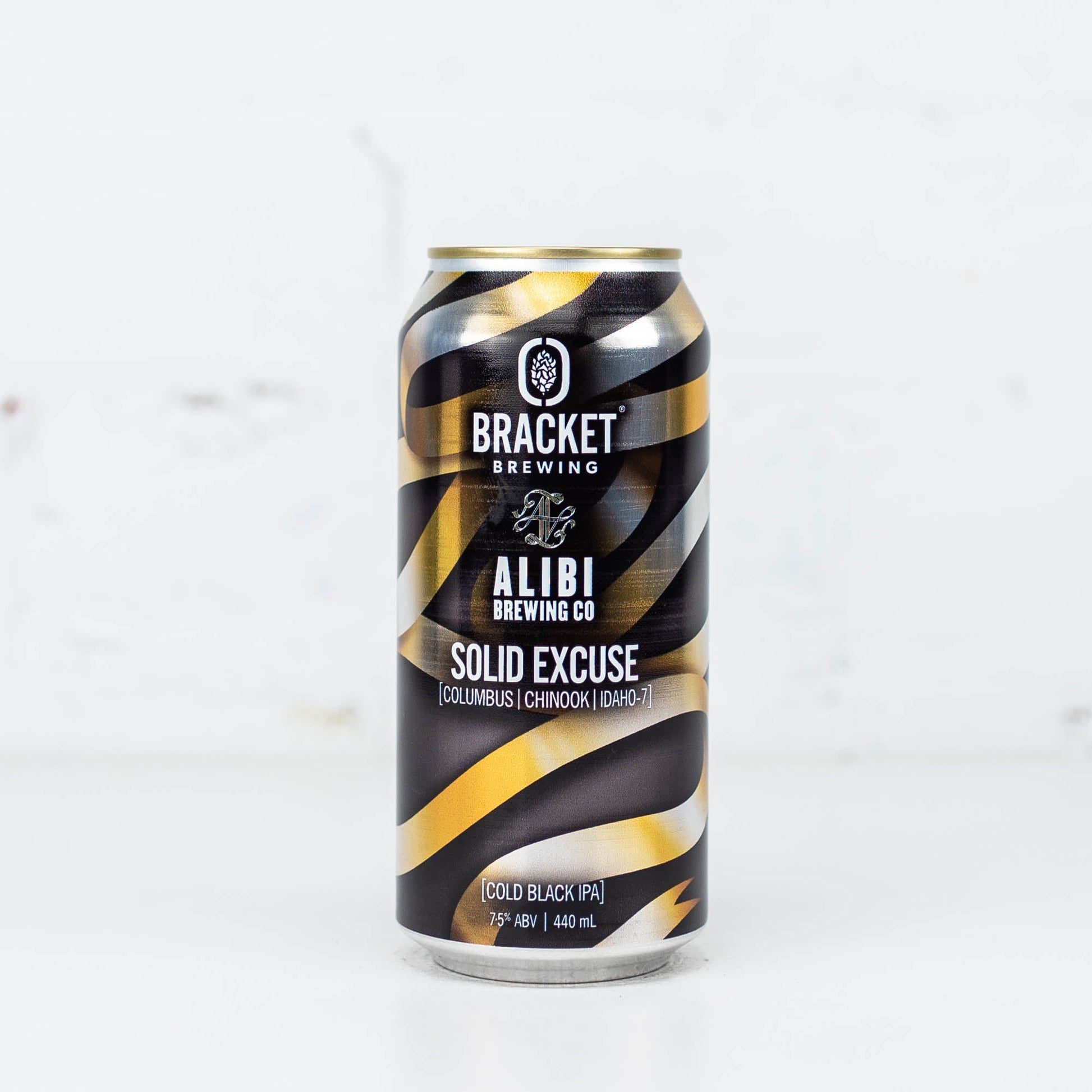 Bracket x Alibi 'Solid Excuse' Cold Black IPA