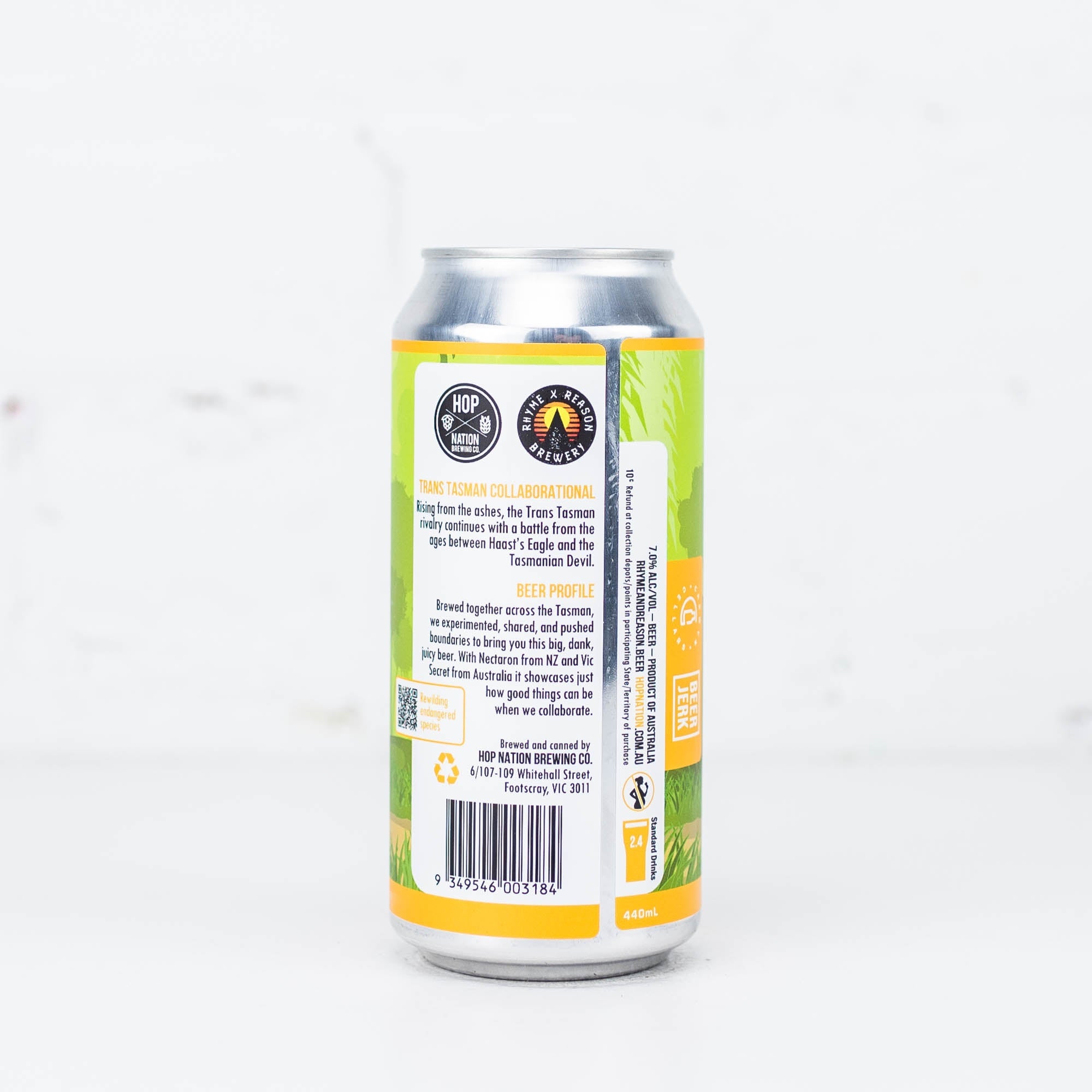 Hop Nation x Rhyme & Reason 'Eagle vs Devil' Hazy IPA