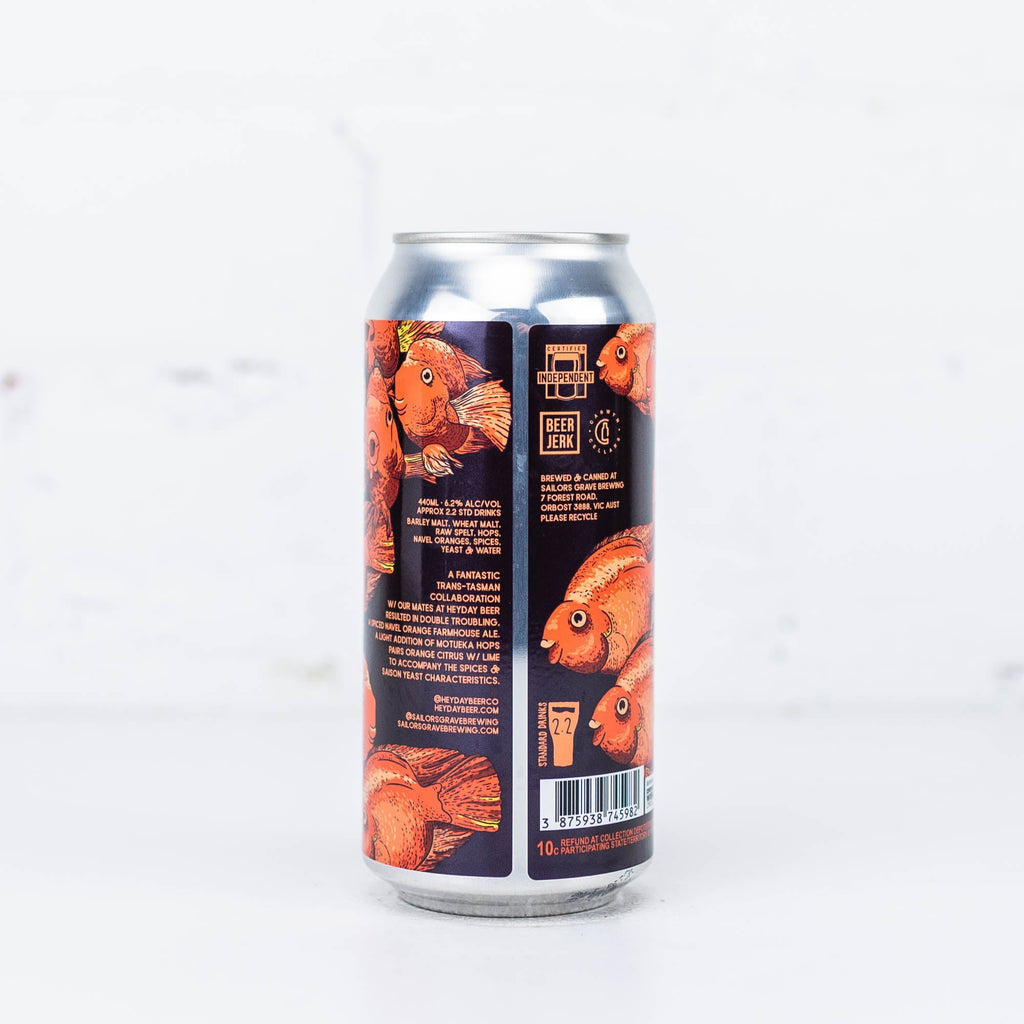 Sailors Grave x Heyday 'Double Troubling' Spiced Saison