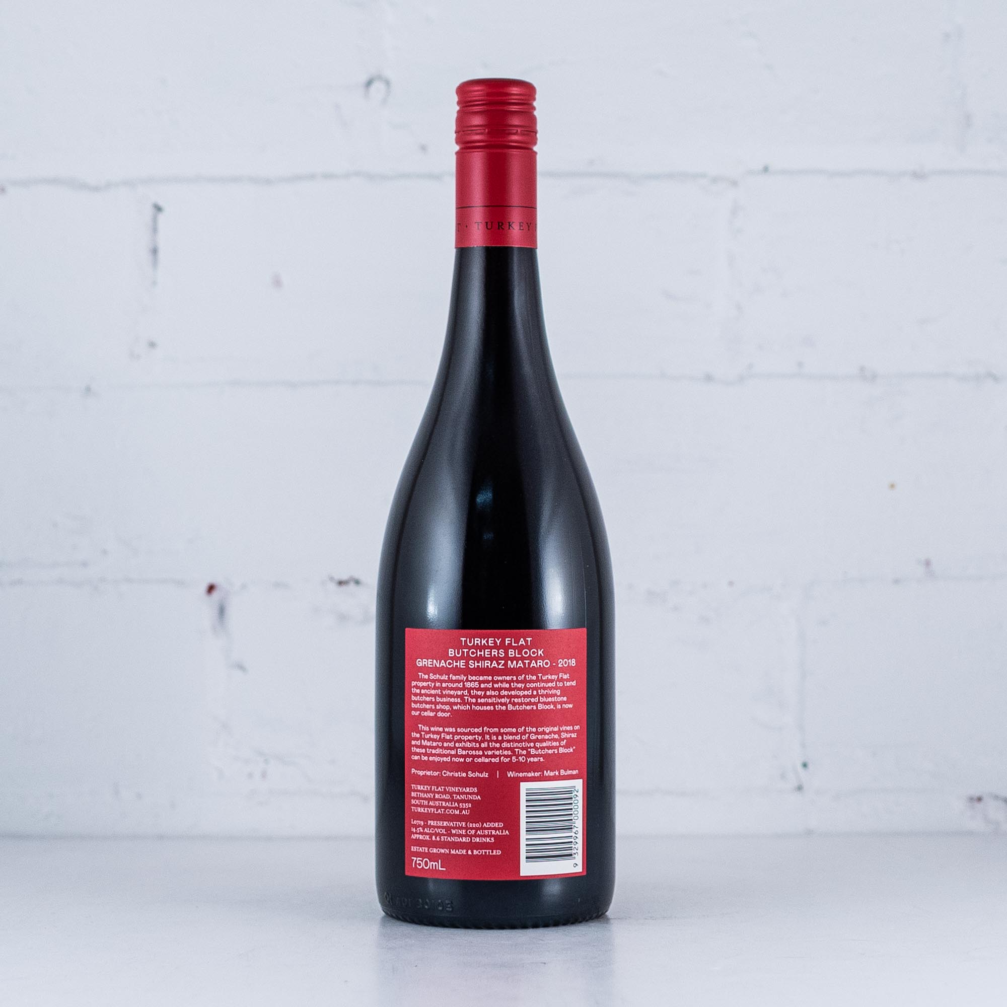 Turkey Flat - Butchers Block Red 2019 750ml