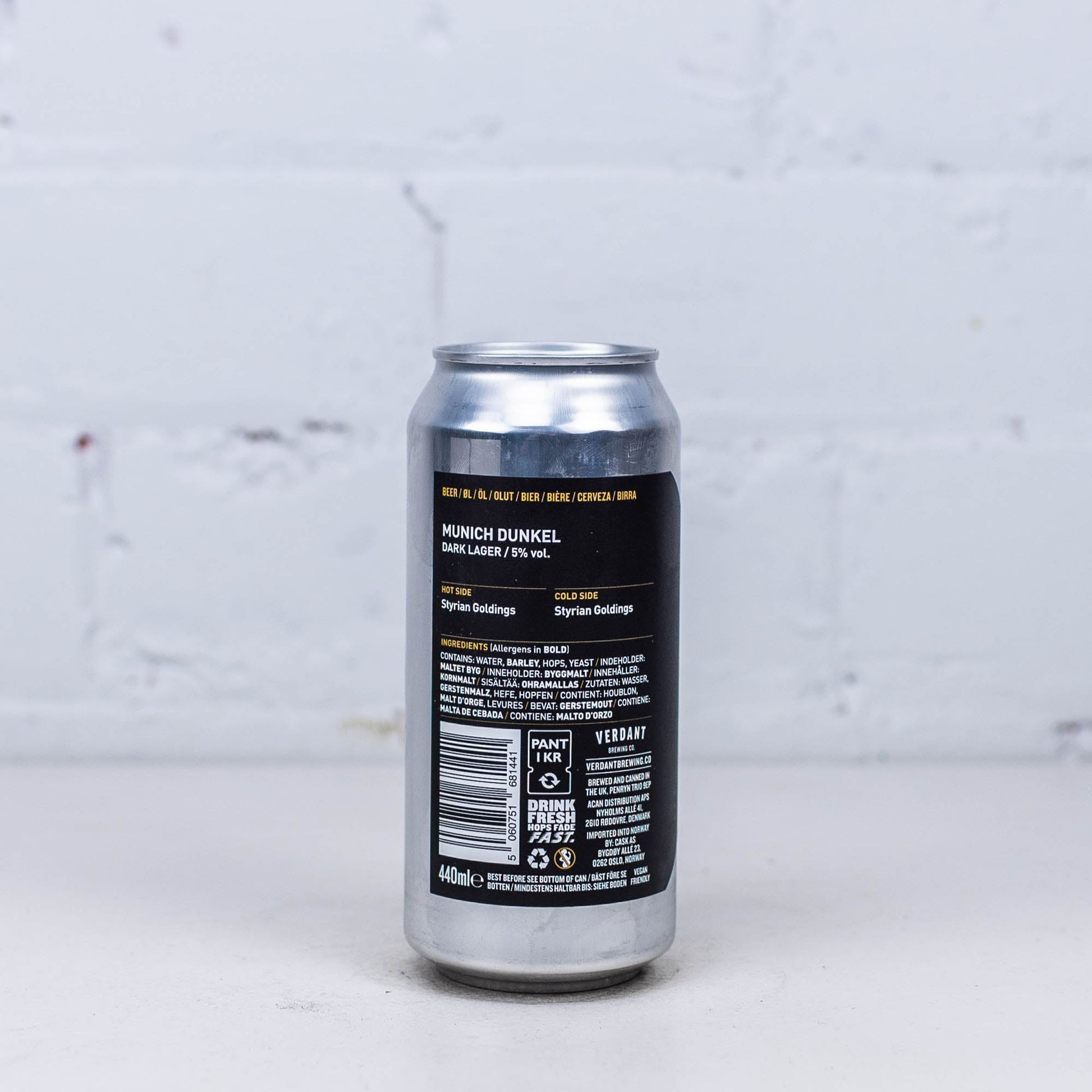 Verdant - Munich Dunkel Dark Lager 440ml