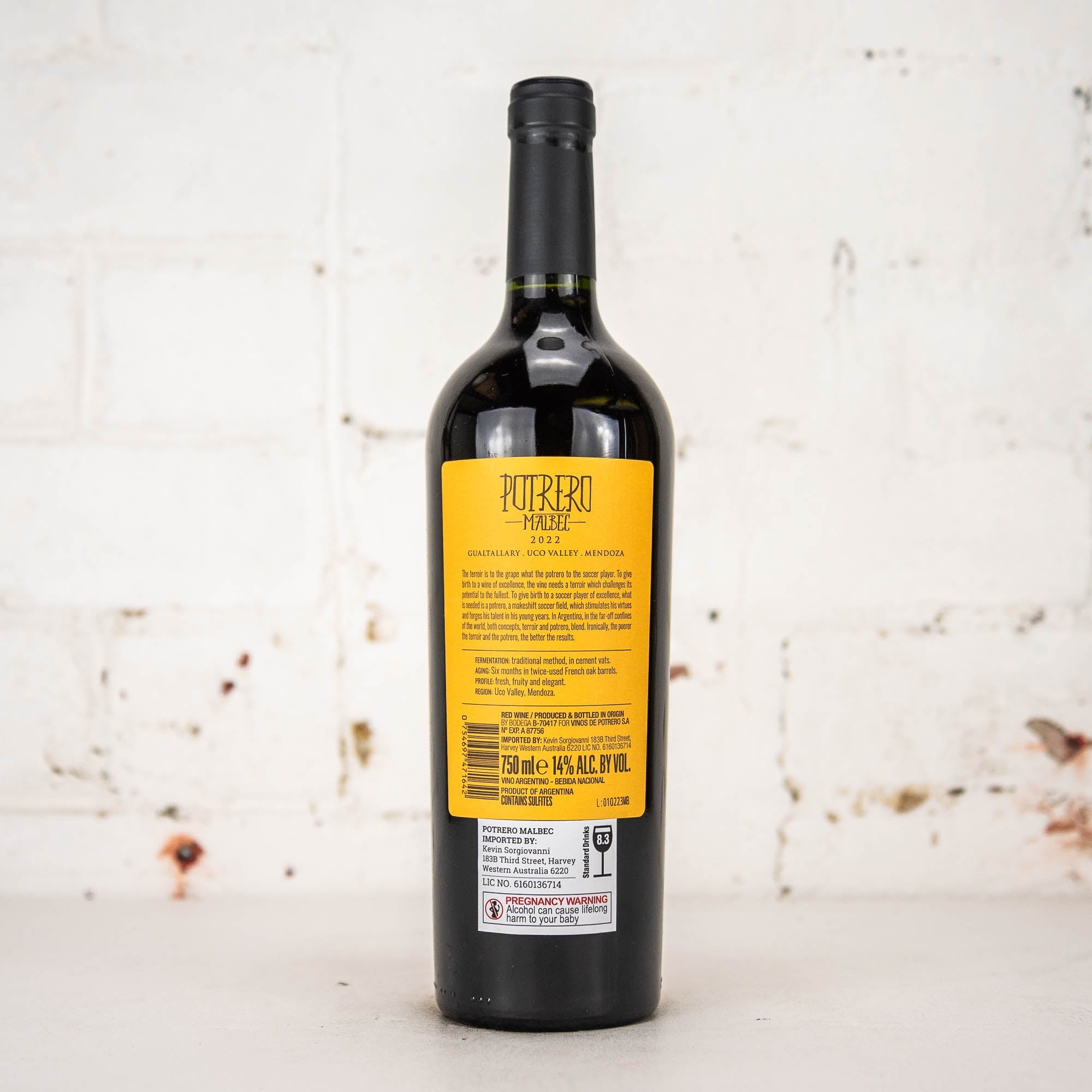 Vinos De Potrero - Malbec 2022 750ml