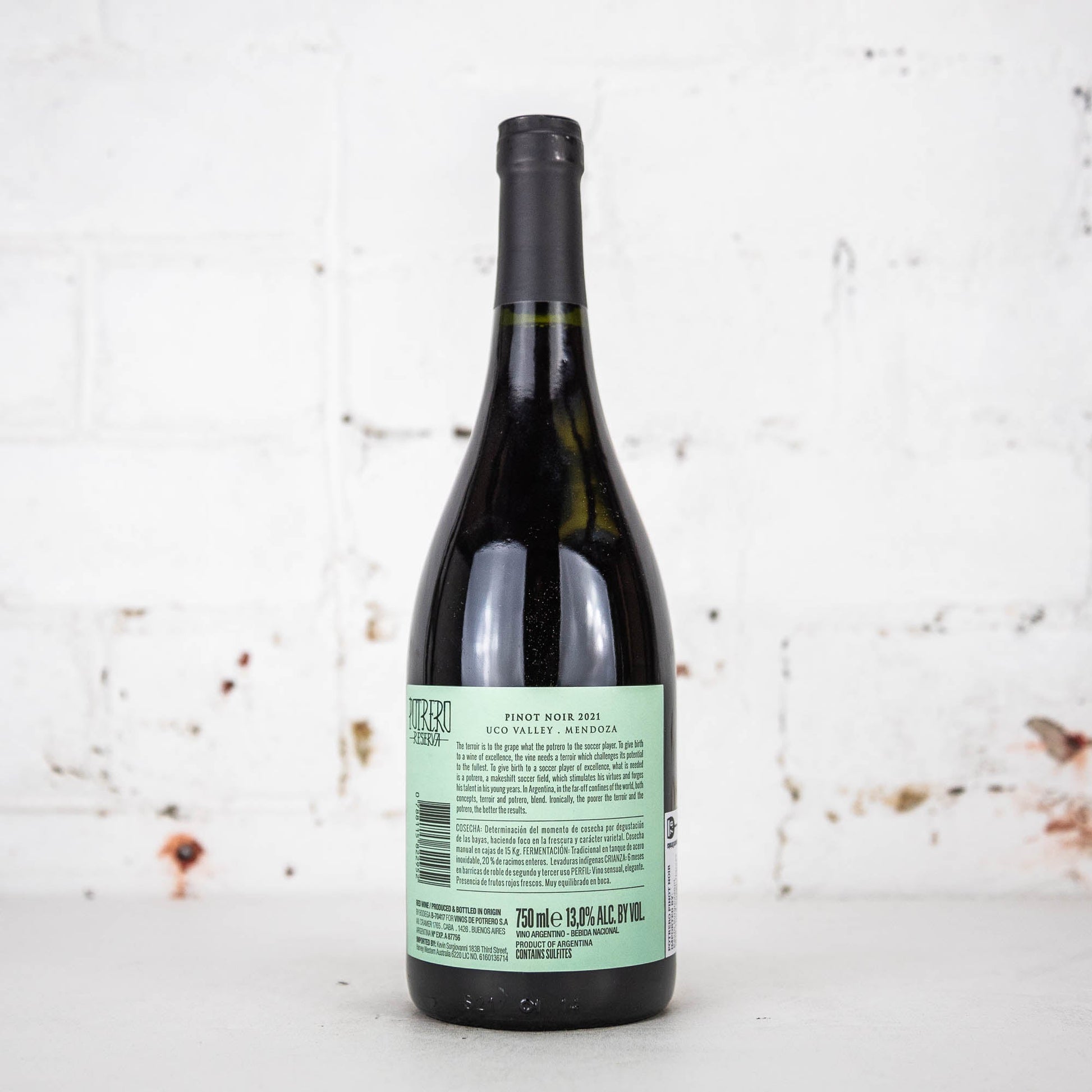 Vinos De Potrero - Reserva Pinot Noir 2021 750ml