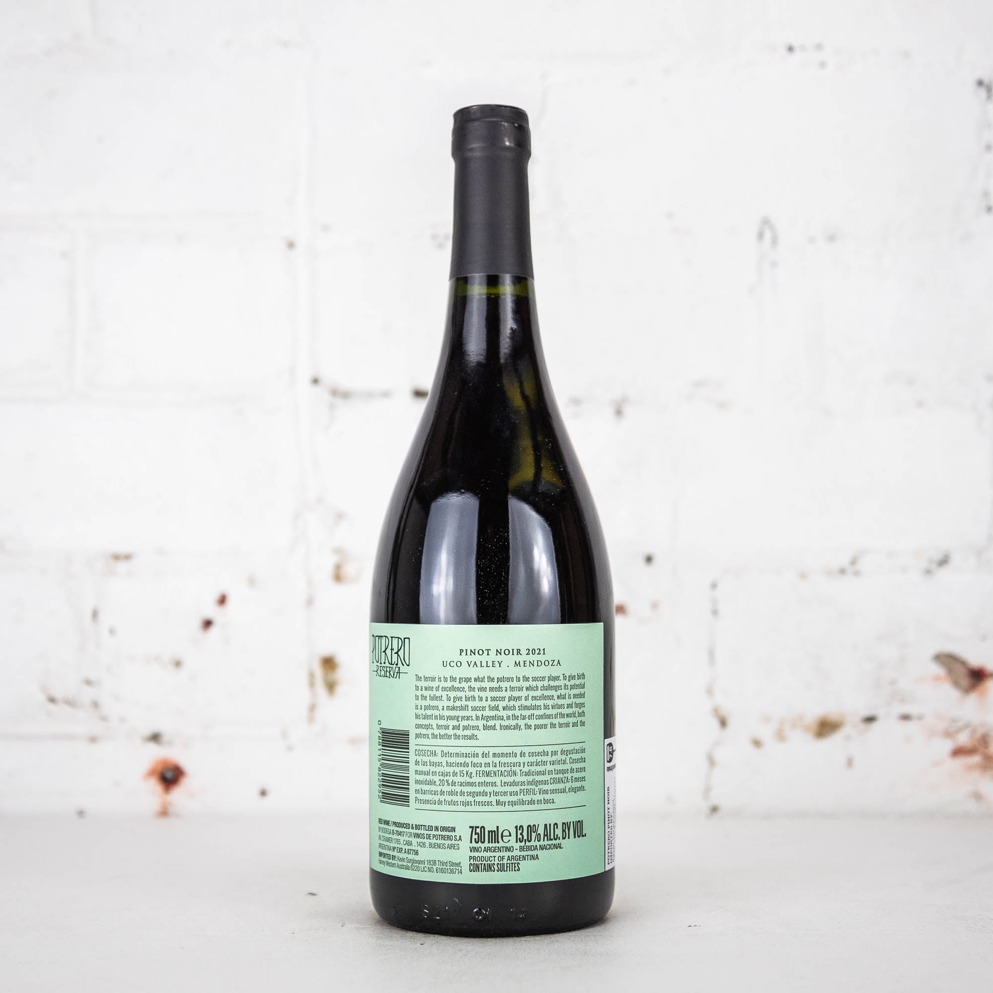Vinos De Potrero - Reserva Pinot Noir 2021 750ml