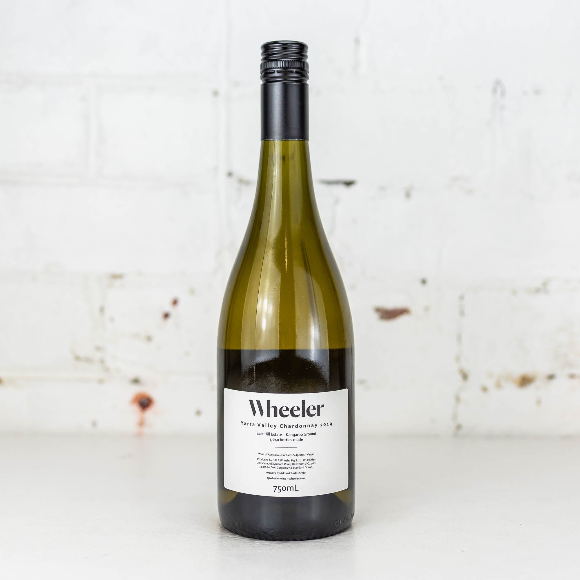 Wheeler - East Hill Chardonnay 2019 75ml