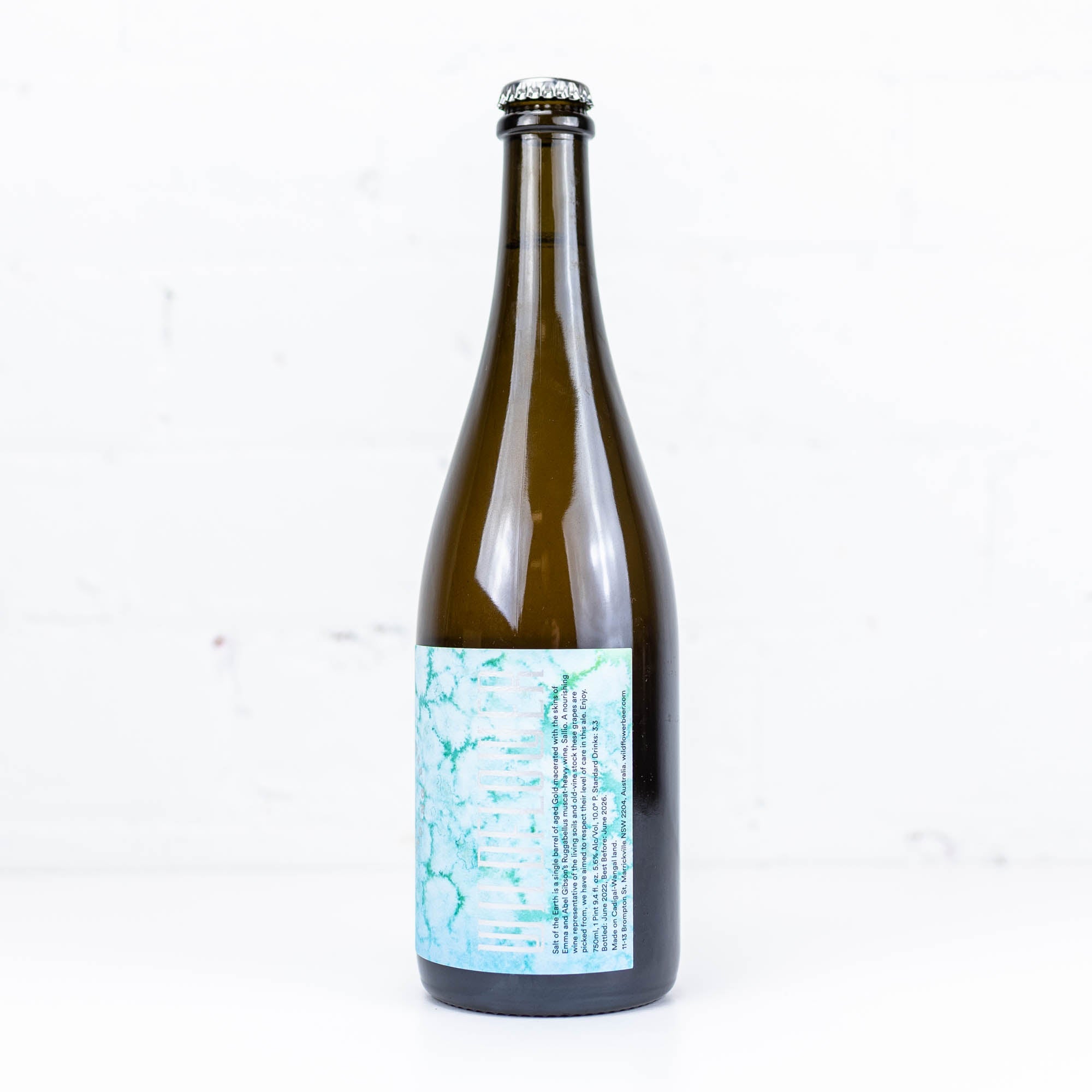Wildflower - 'Salt of the Earth' Wild Gold Ale with Muscat Skins 750ml