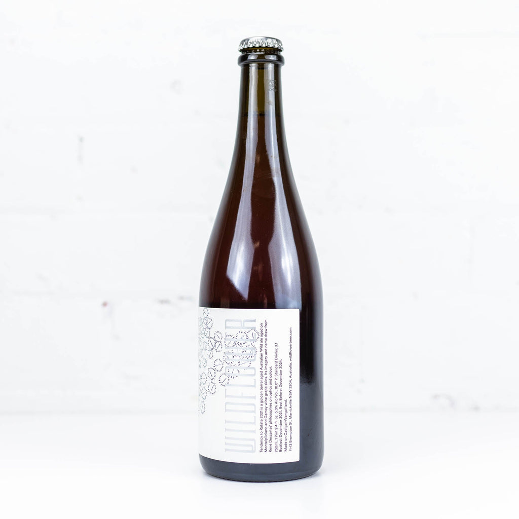 Wildflower - Tendency to Rotate 2021 Golden Wild Ale with Montepulciano & Gamay Skins 750mL