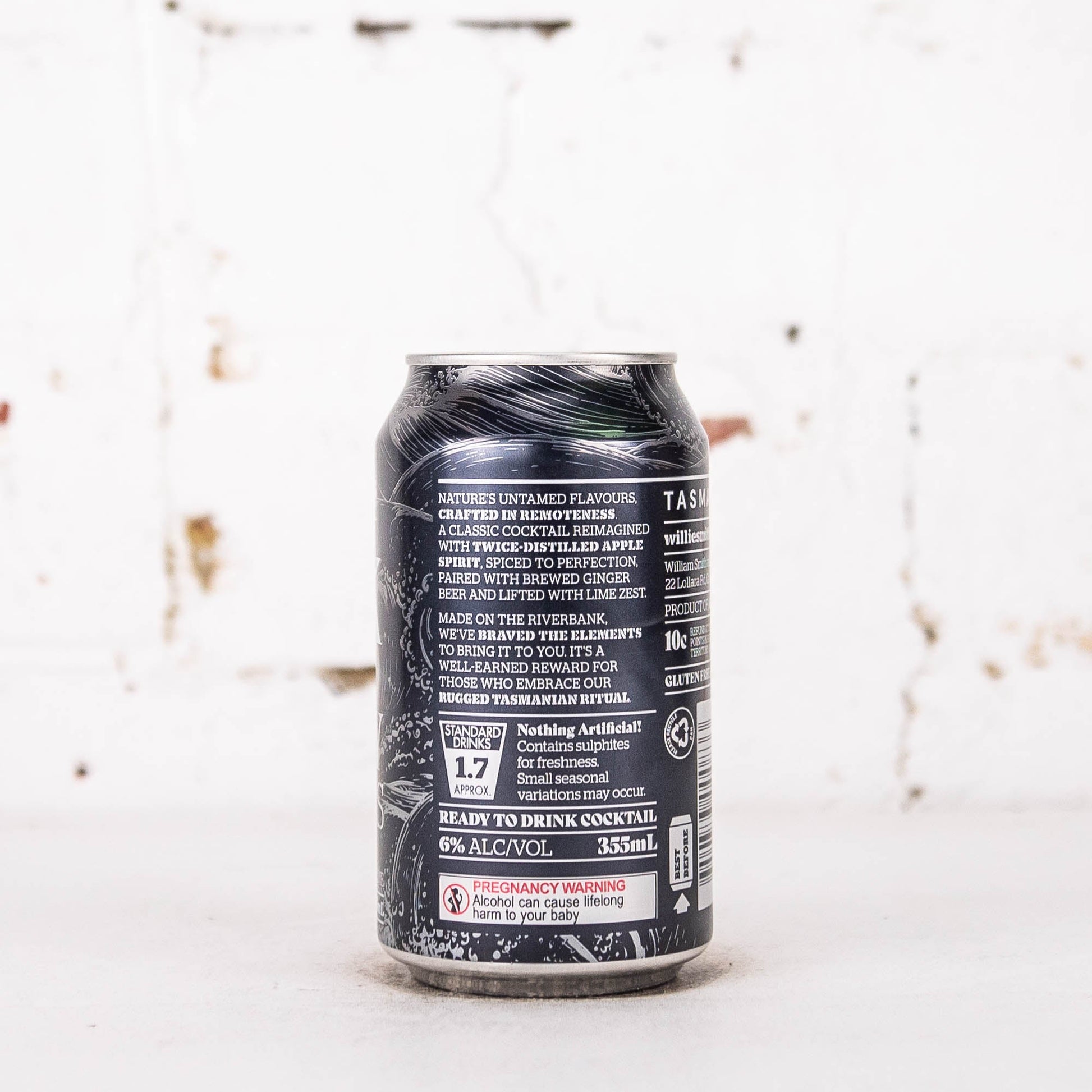 Willie Smiths - Dark River Stormy Seas Spiced Apple Spirit & Ginger Beer