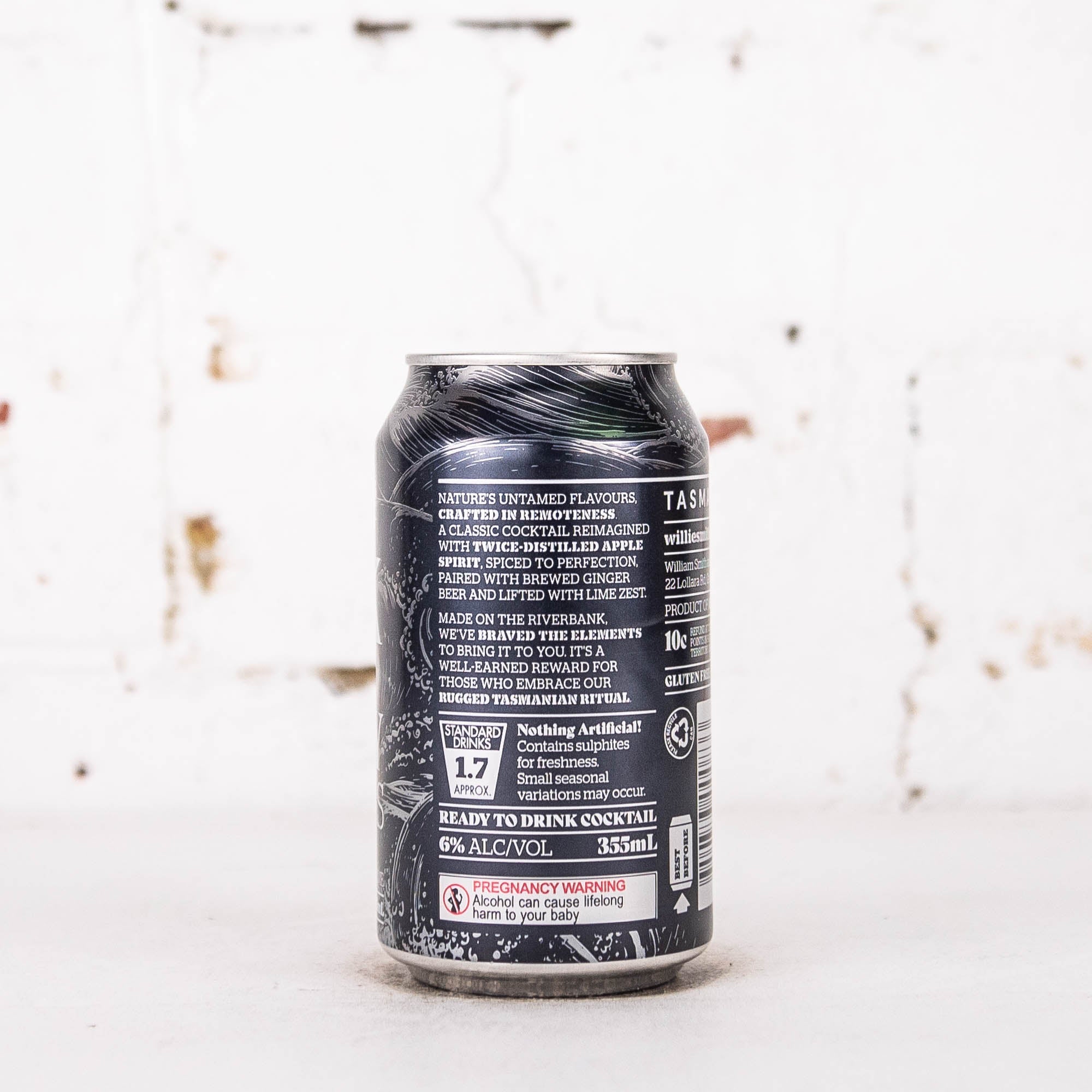 Willie Smiths - Dark River Stormy Seas Spiced Apple Spirit & Ginger Beer