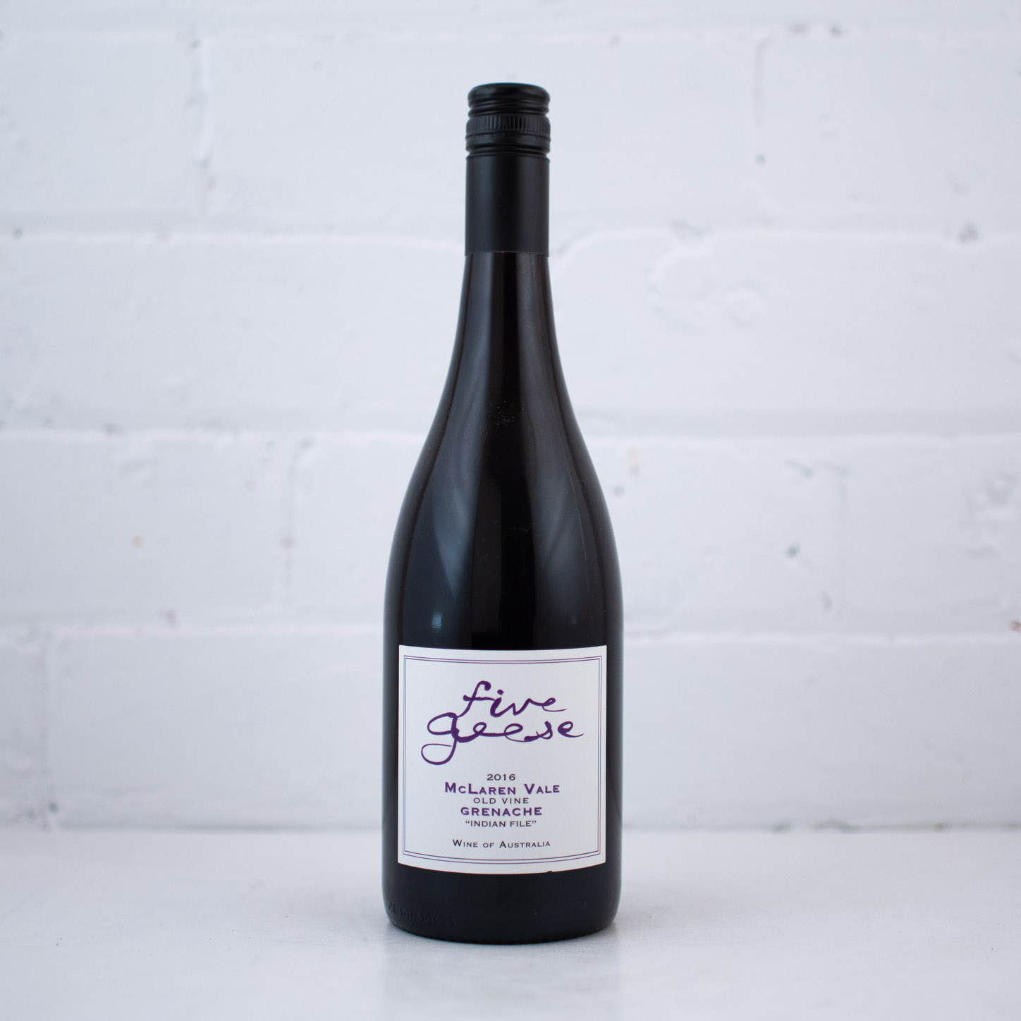 Five Geese - Old vine grenache 'Indian File' 2016 750ml
