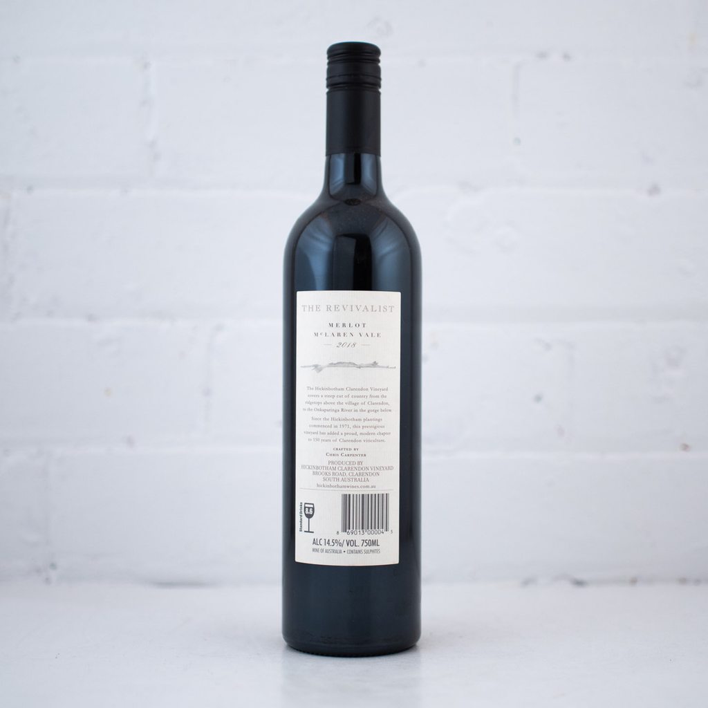 Hickinbotham - The Revivalist Merlot 2018 750ml