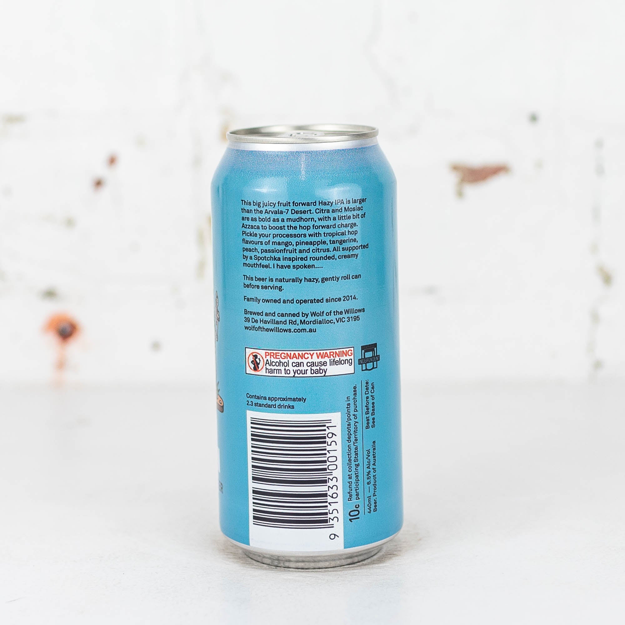 Wolf of the Willows - The Haze Has Spoken Arvala-7 IPA Beer