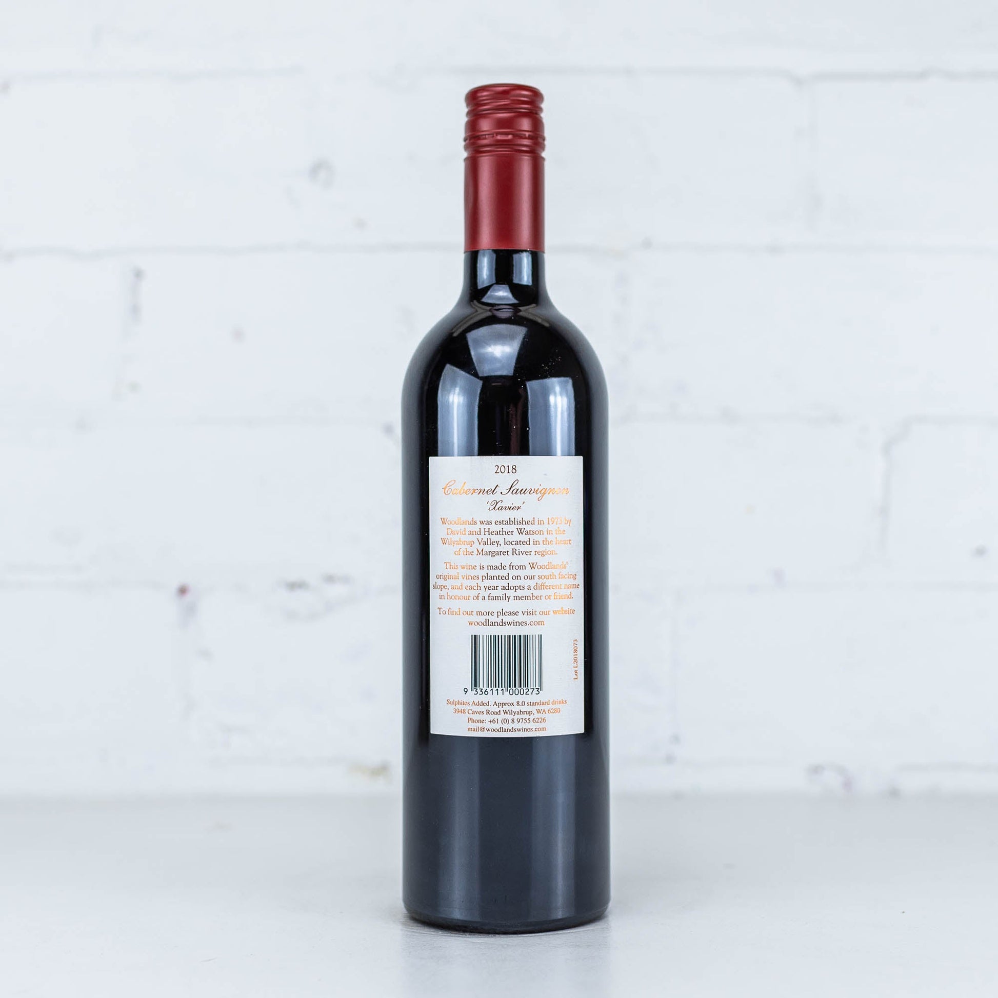 Woodlands - Xavier Cabernet Sauvignon 2018 750ml