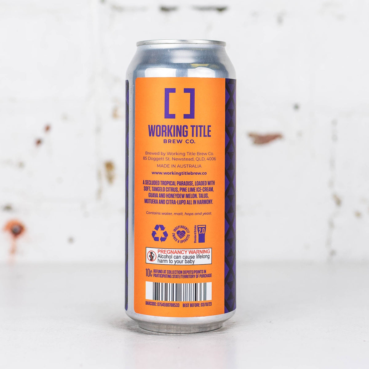 Working Title - Deadline Hazy Pale