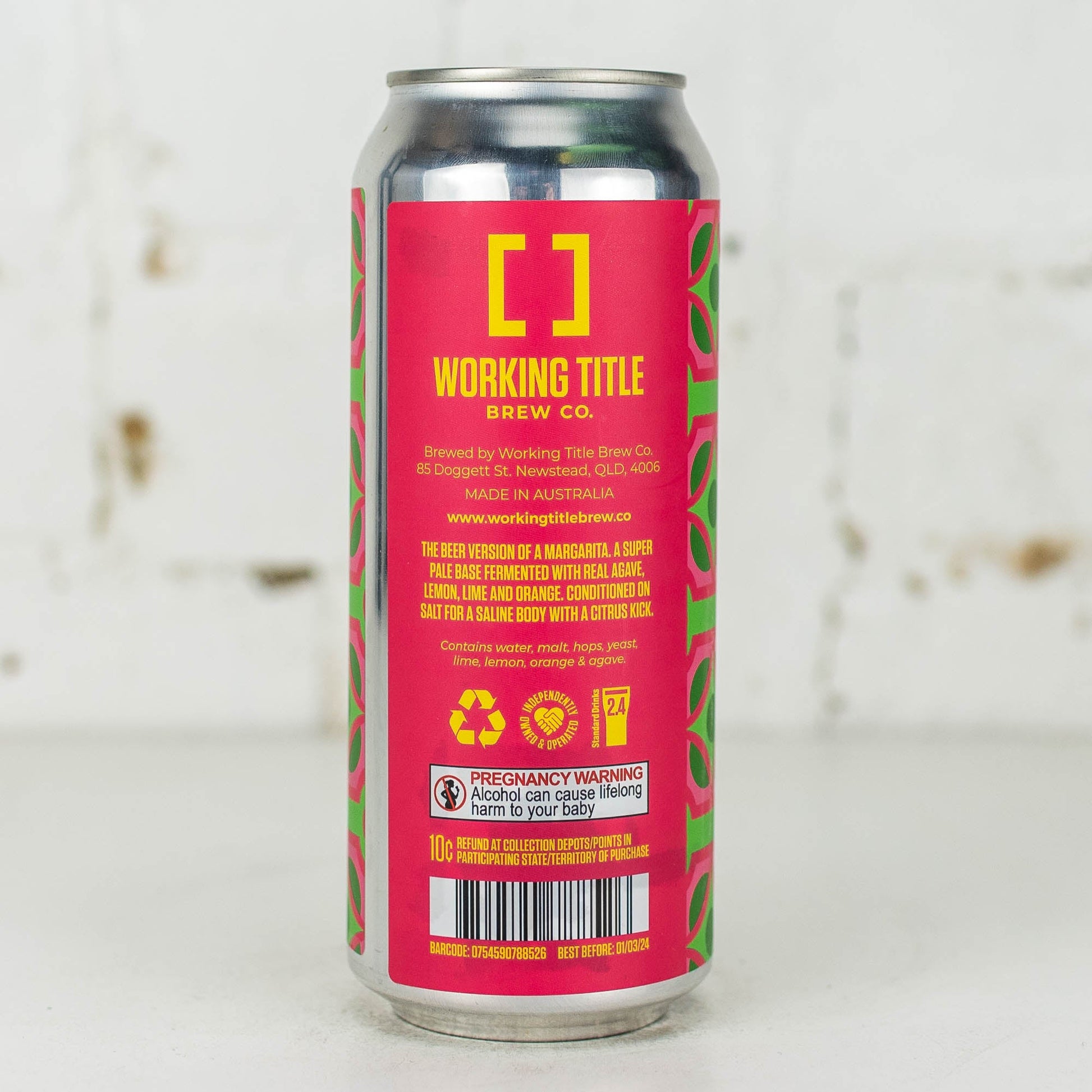 Working Title - Once Upon A Time In Mexico Margarita Sour