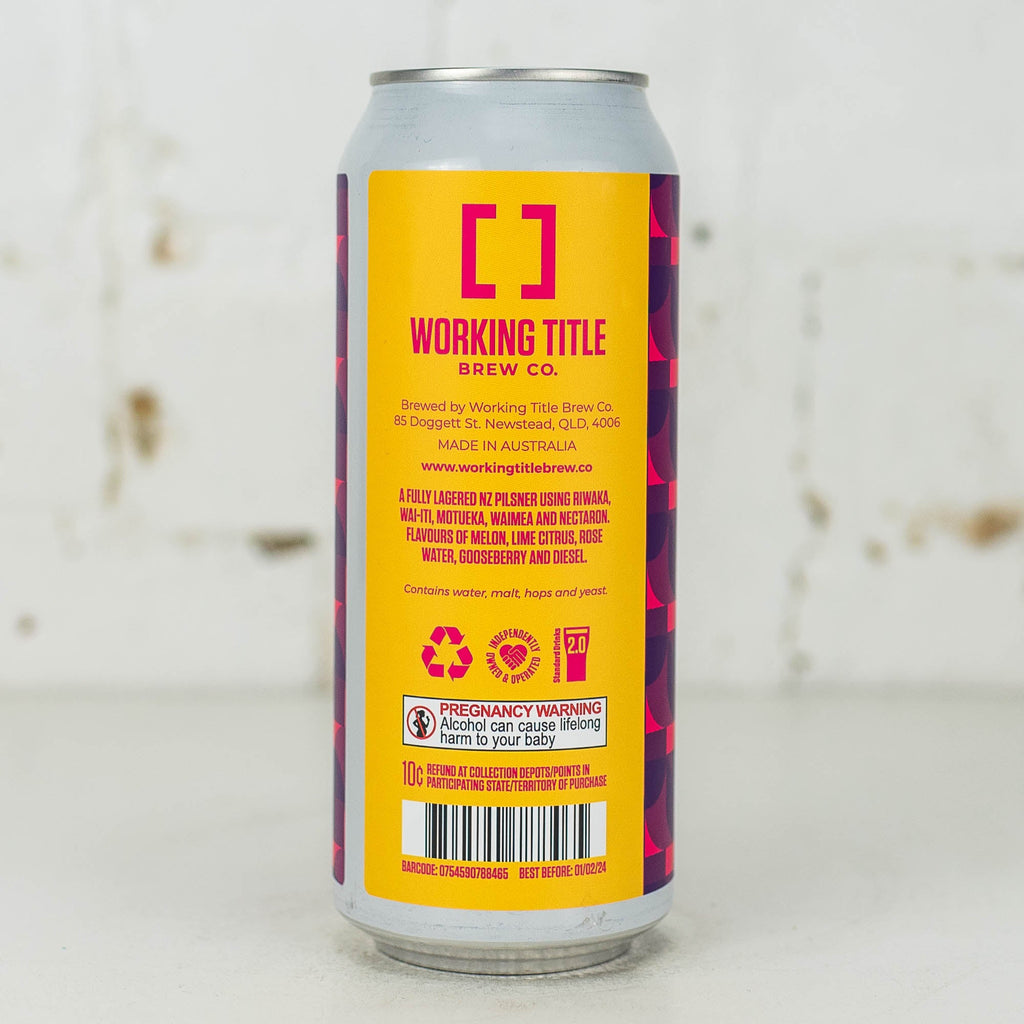 Working Title - Reality Bites NZ Pilsner