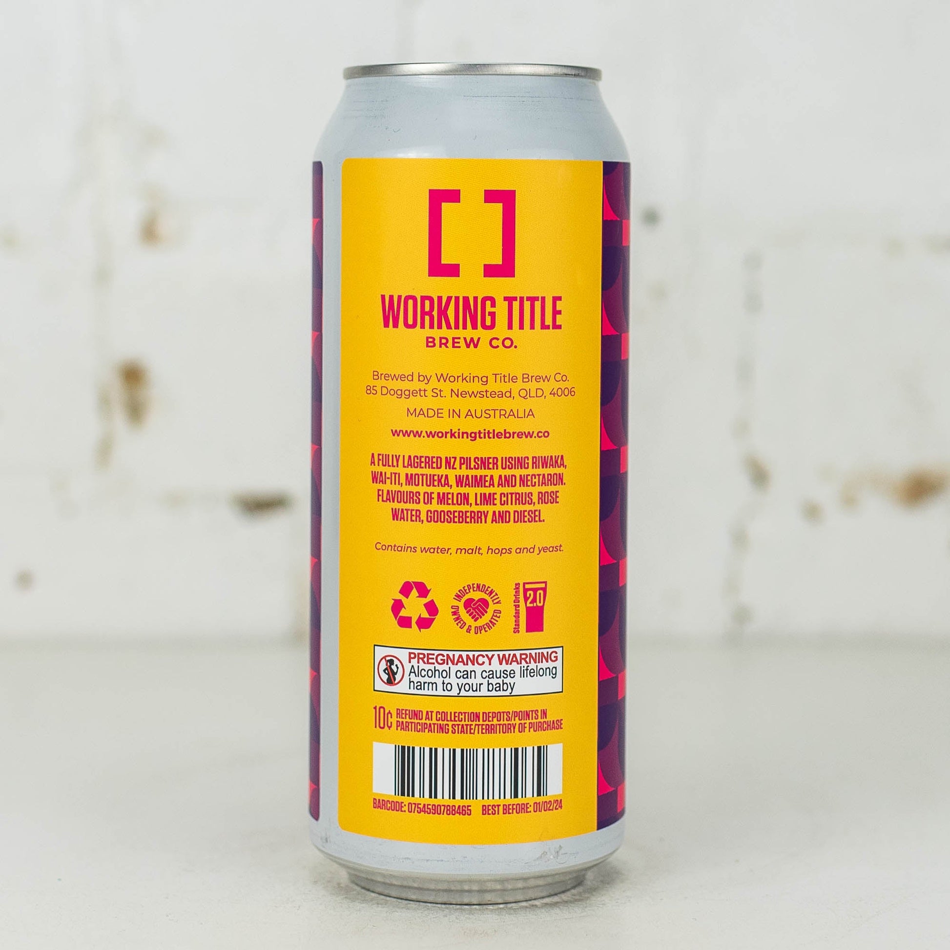 Working Title - Reality Bites NZ Pilsner