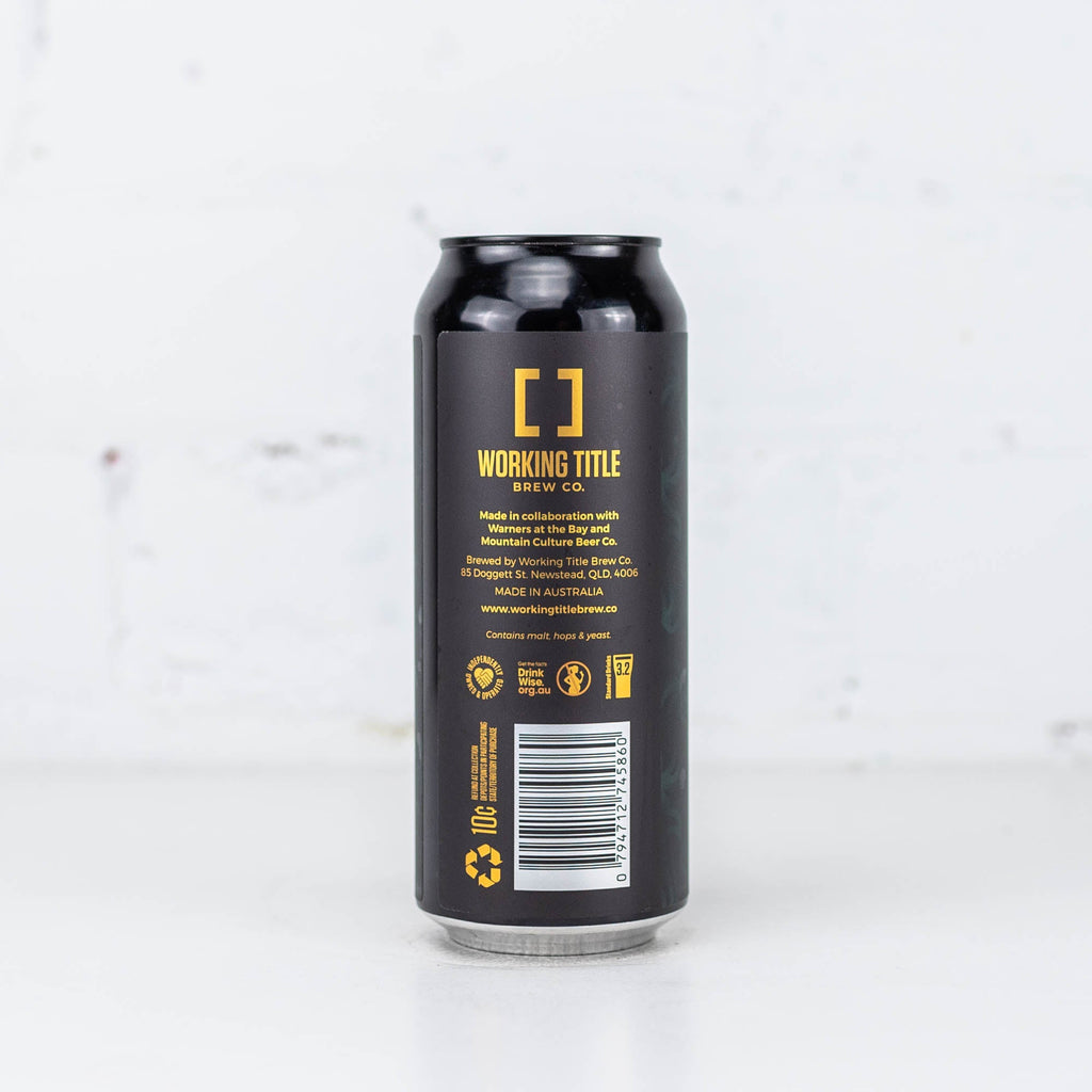 Working Title x Mountain Culture x Warners at the Bay 'The Golden Rule' Black IPA