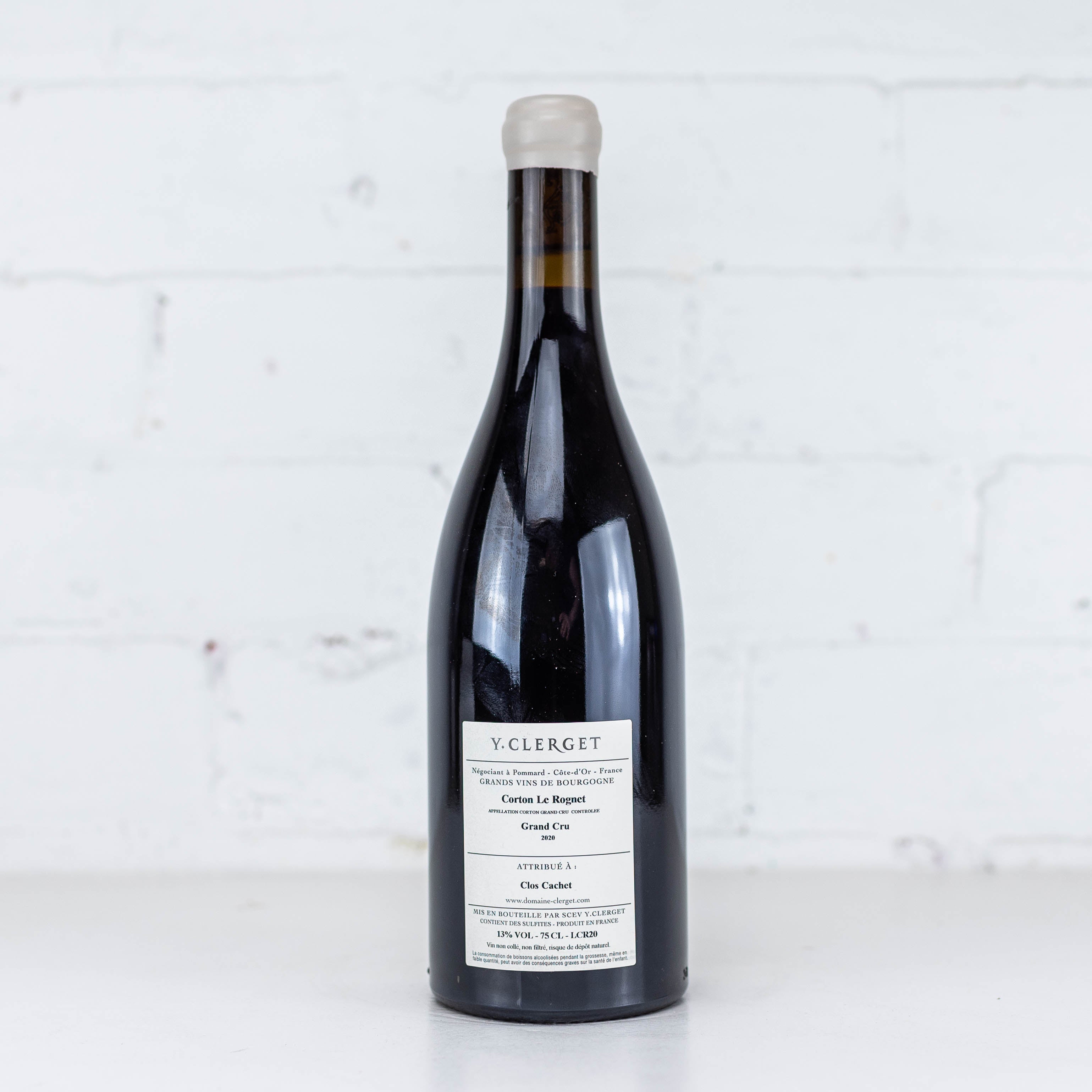 Yvon Clerget - Corton Grand Cru "Le Rognet" 2020 750ml