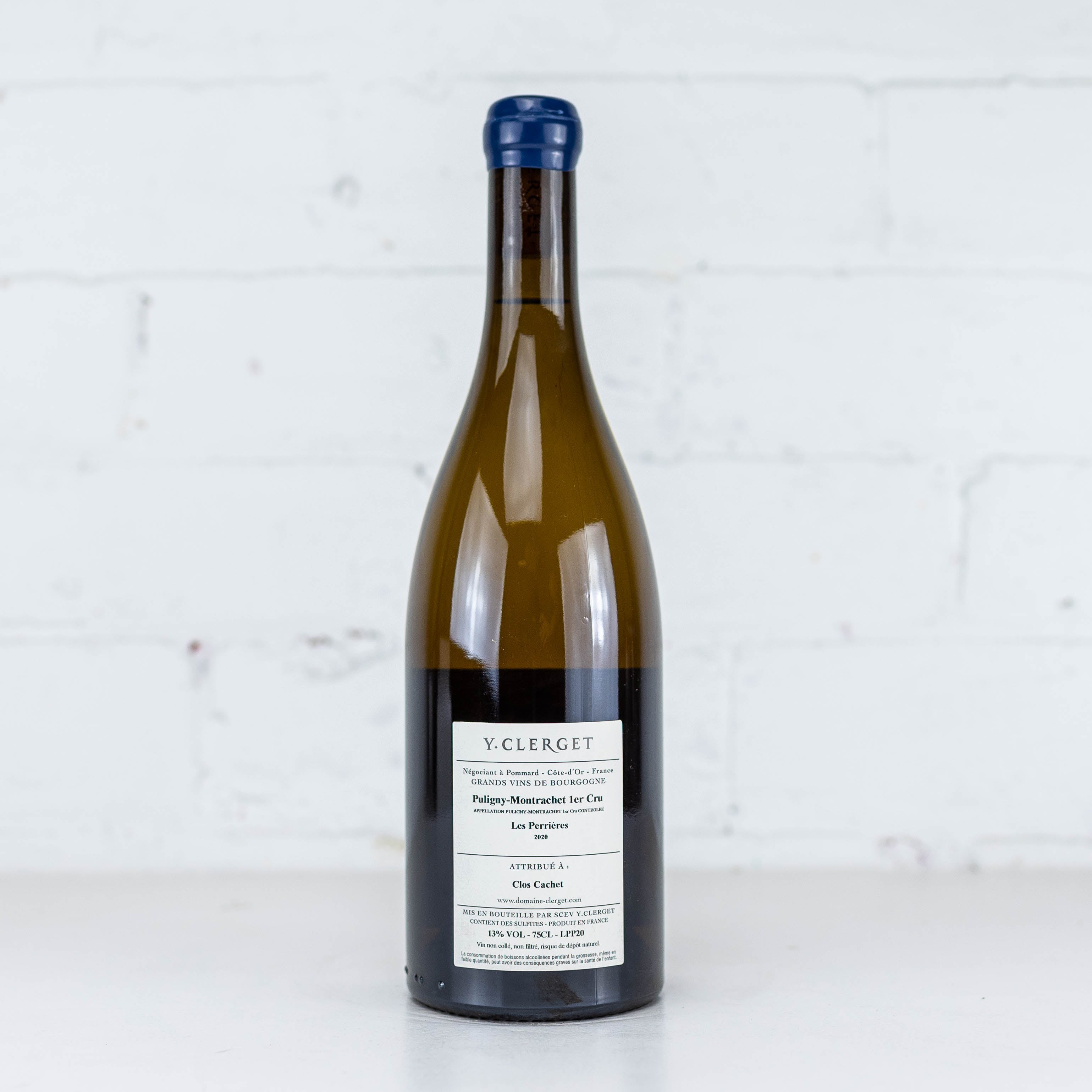 Yvon Clerget - Puligny–Montrachet 1er cru "Les Perrières" 2020 750ml